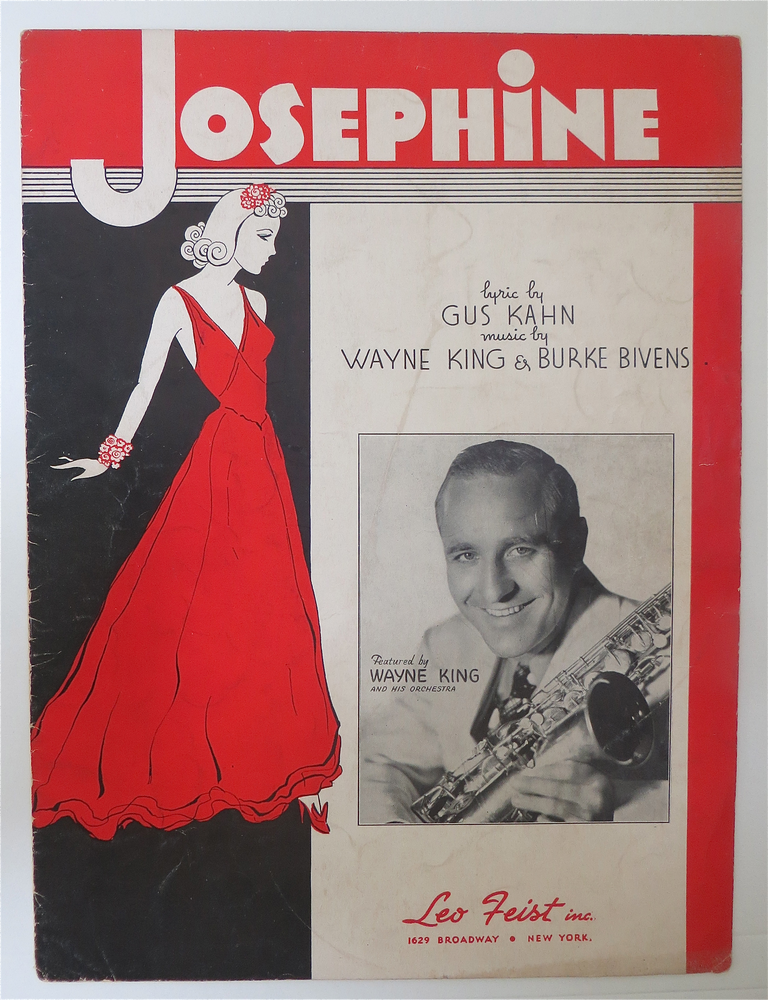 Sheet Music For 1937 Josephine