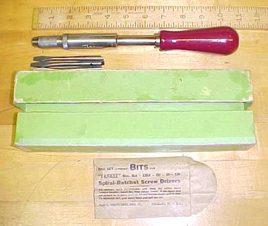 North Brothers Yankee Ratchet Screwdriver No. 30A w/Box