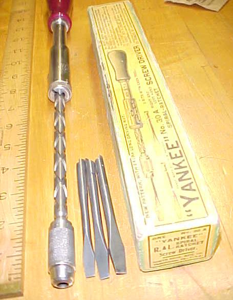 North Brothers Yankee Ratchet Screwdriver No. 30A w/Box