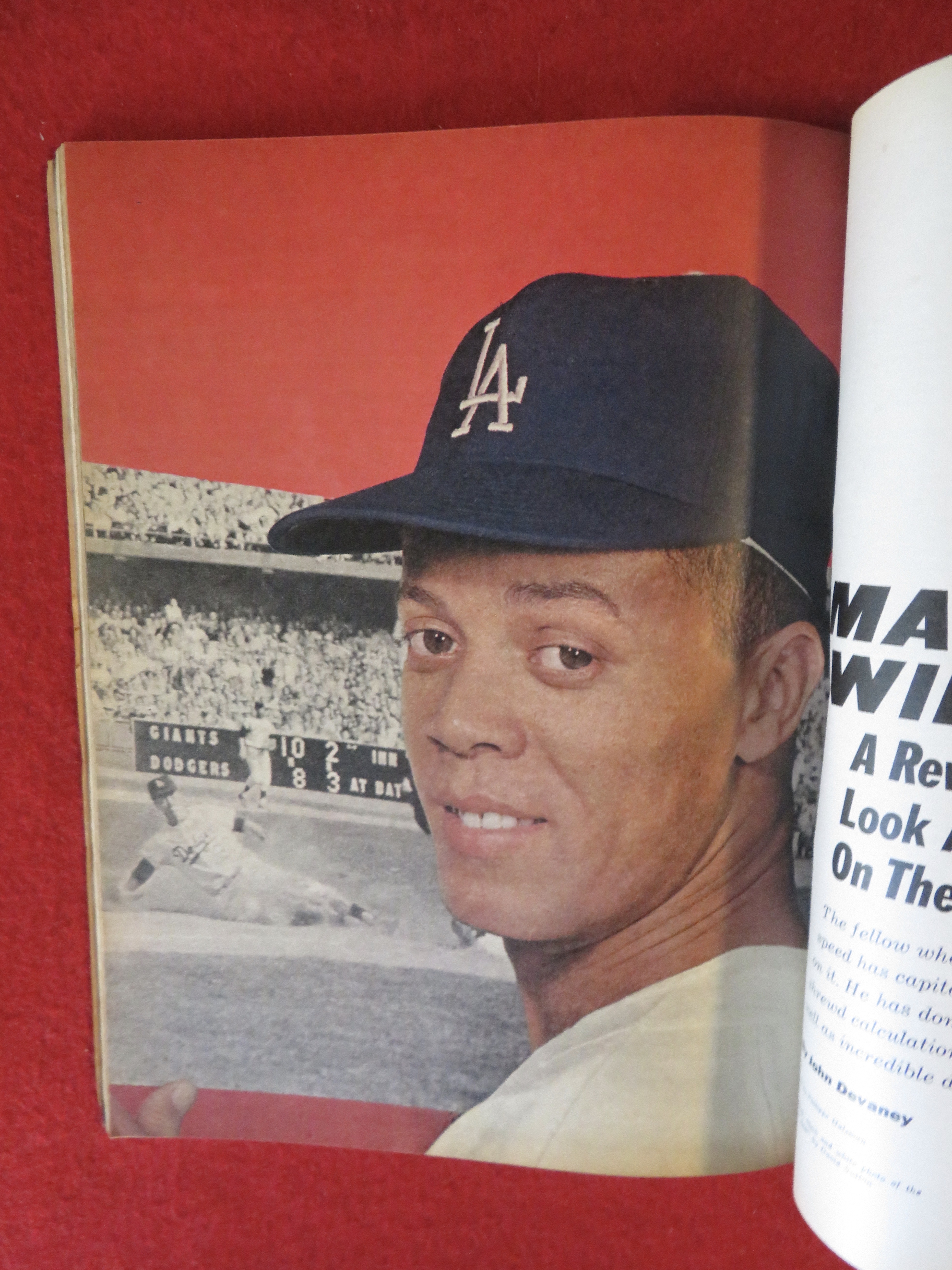 Sport Magazine May 1966 Sam Huff/Maury Wills
