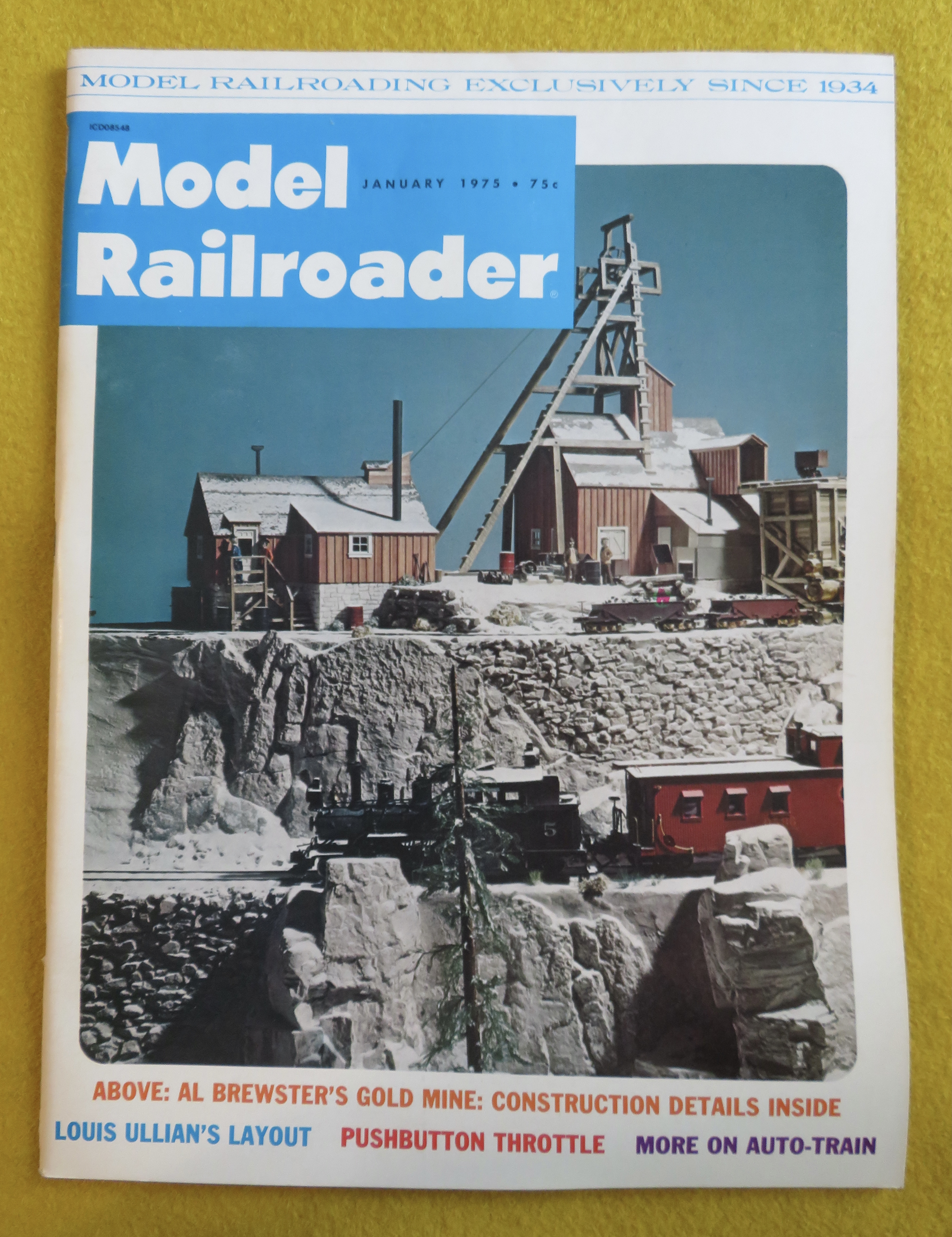 Model Railroader Magazine January 1975