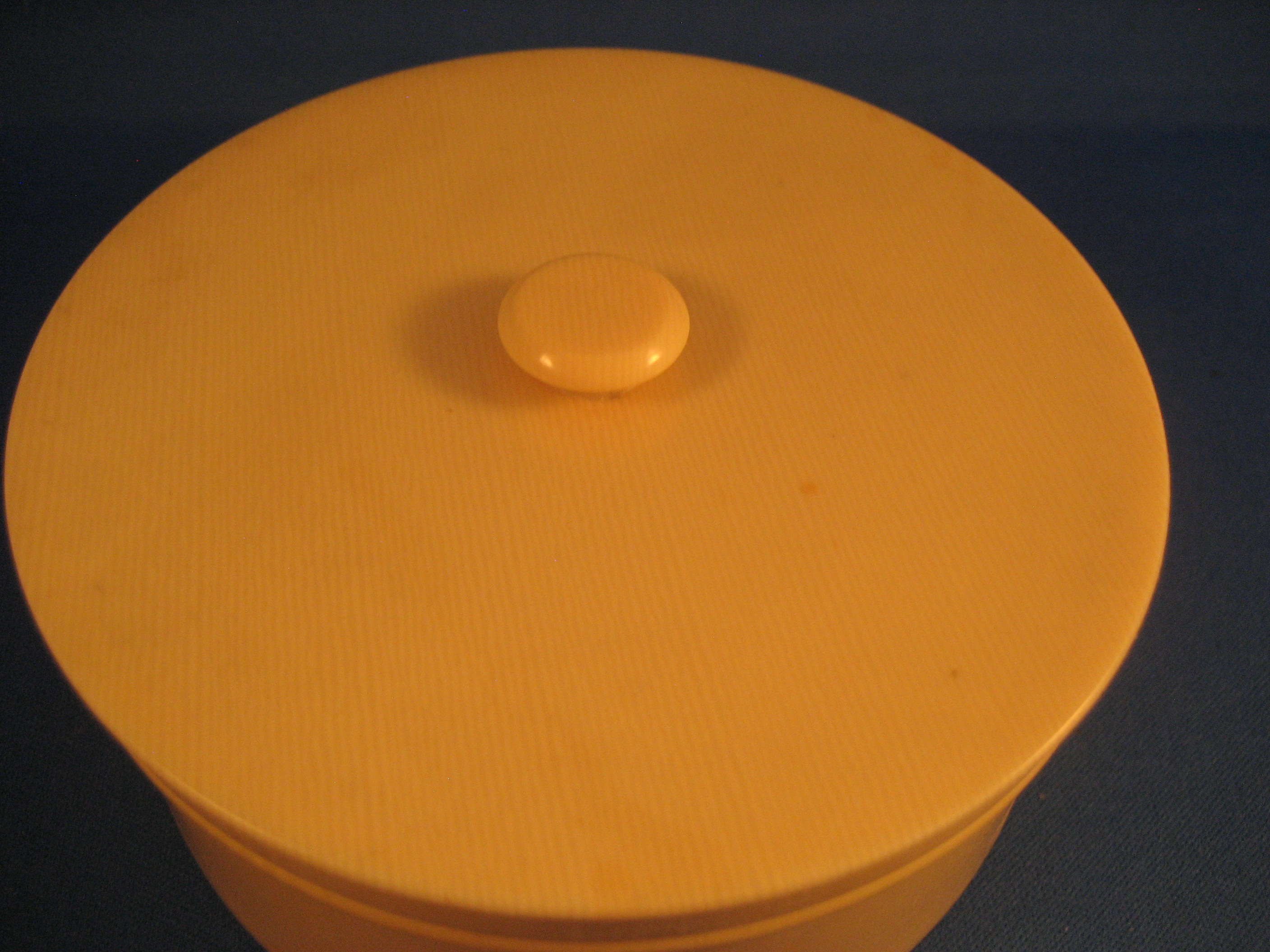 Celliloid Powder Jar