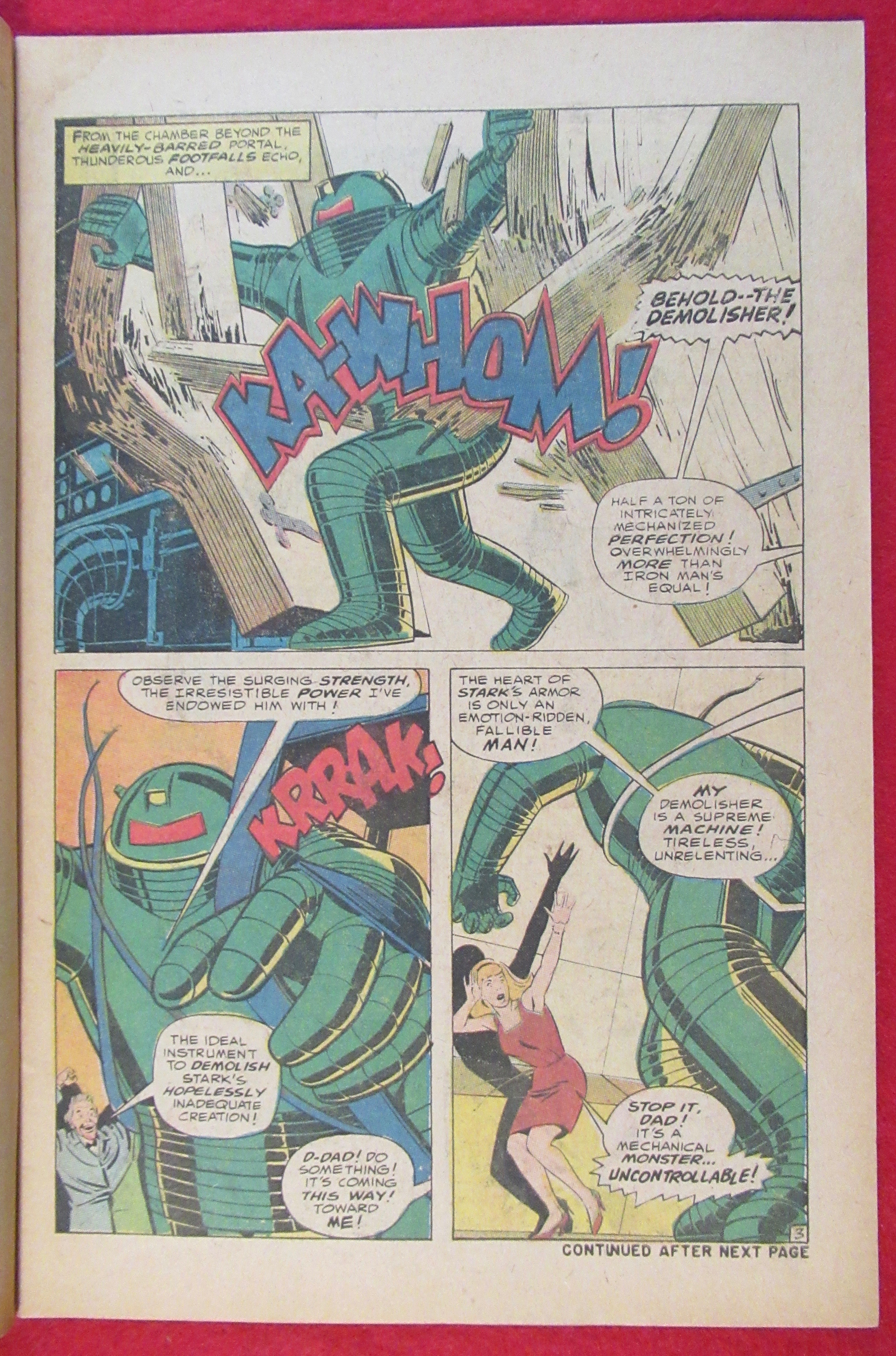 Invincible Iron Man Comic June 1968 Demolisher