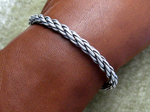 David Yurman18K Gold Sterling Silver Twist Cuff