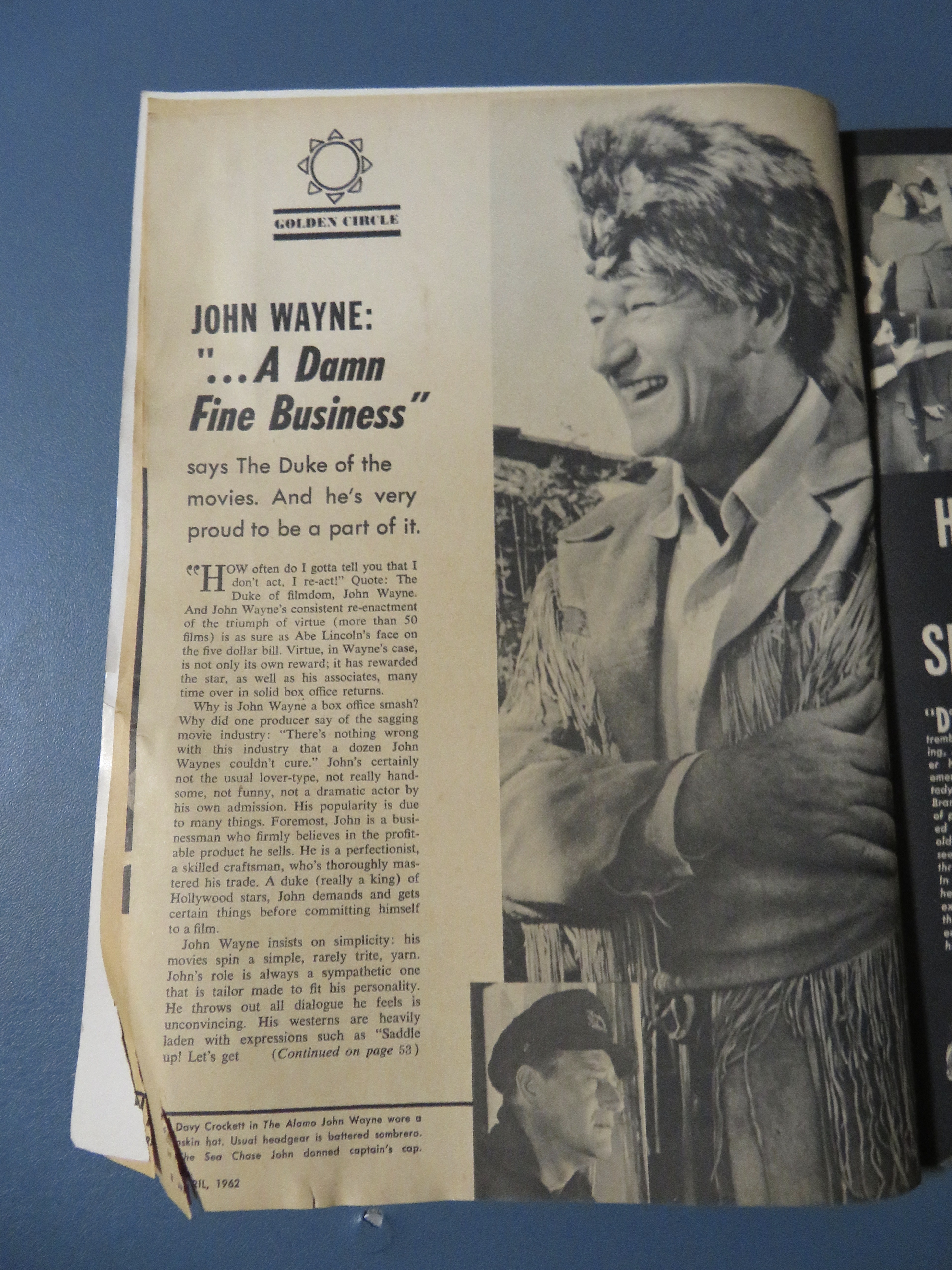 Movie Life Magazine 1962 Richard C & Hayley M