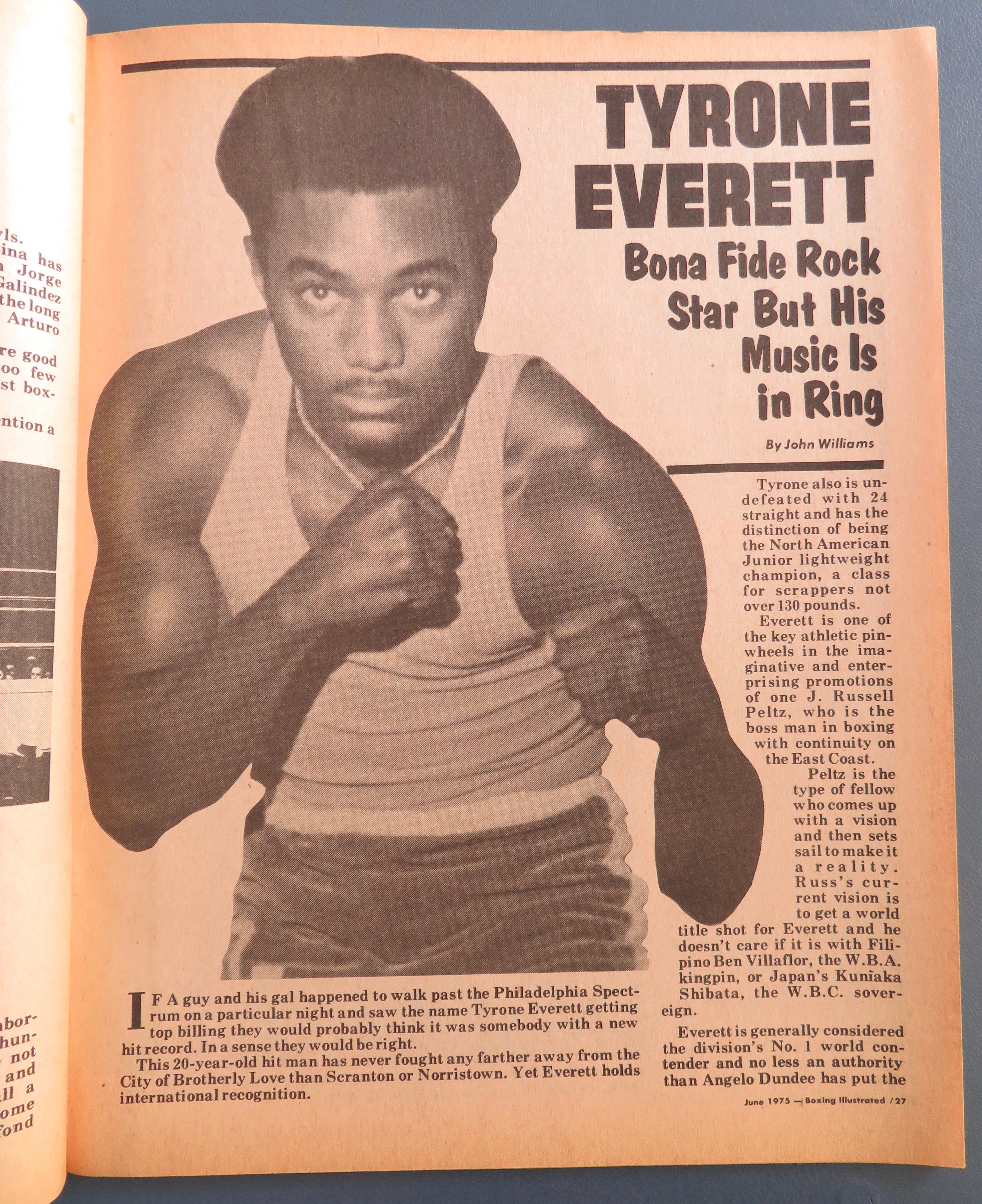 Boxing Illustrated Magazine June 1975 My Brother Ali