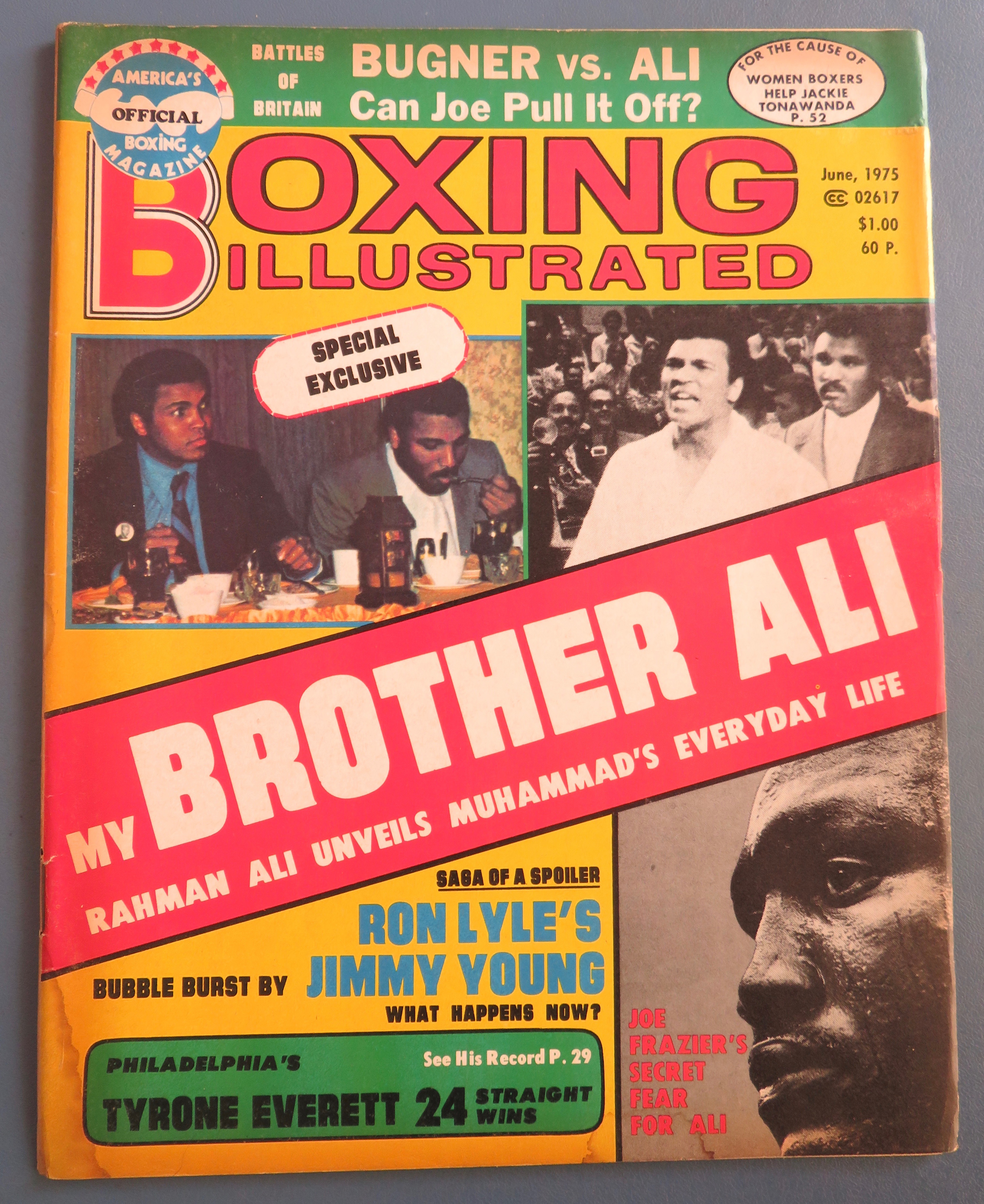 Boxing Illustrated Magazine June 1975 My Brother Ali