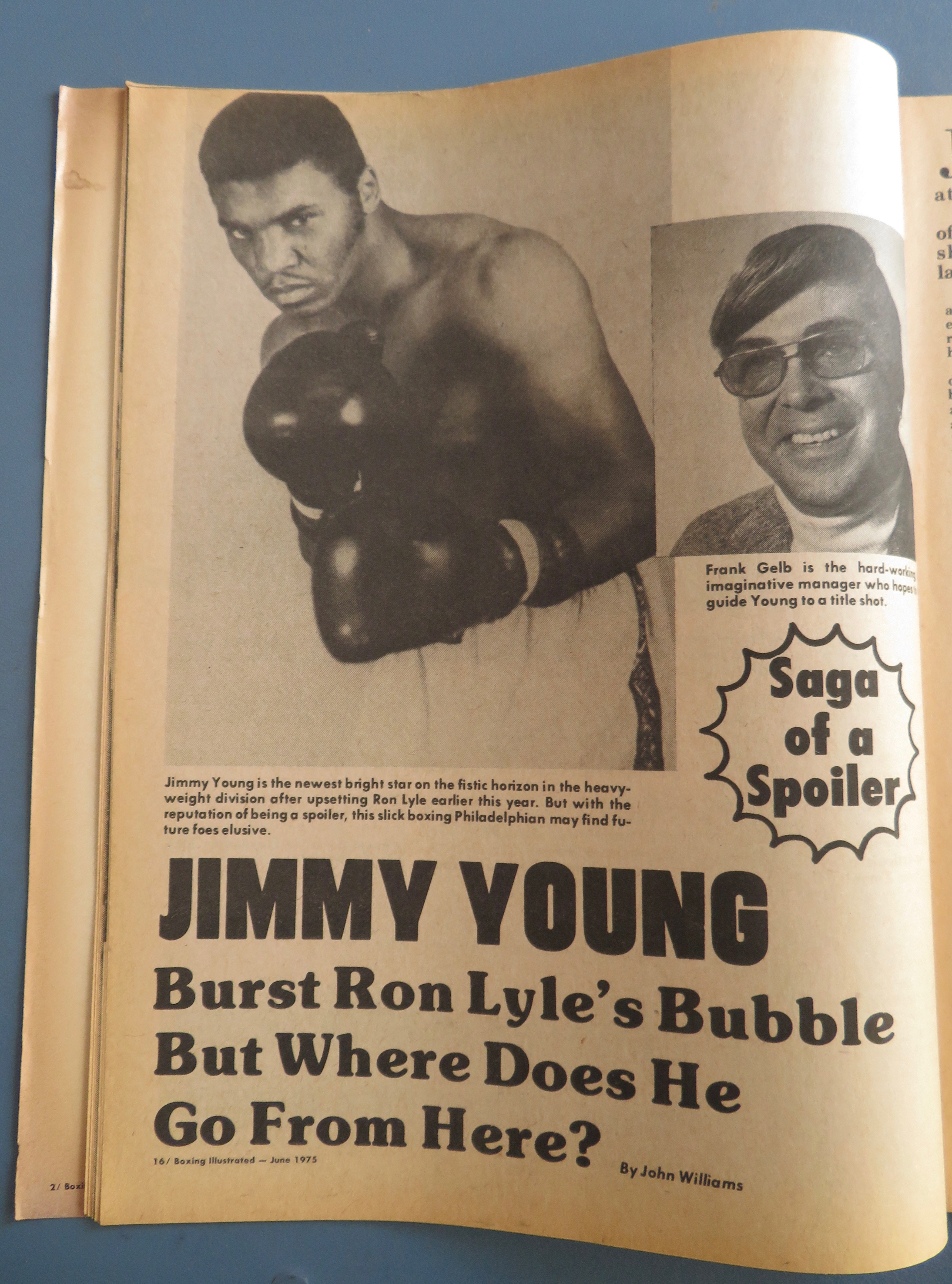 Boxing Illustrated Magazine June 1975 My Brother Ali