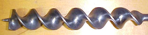 Antique Boring Machine Auger Bit 1.25 Inch Diameter