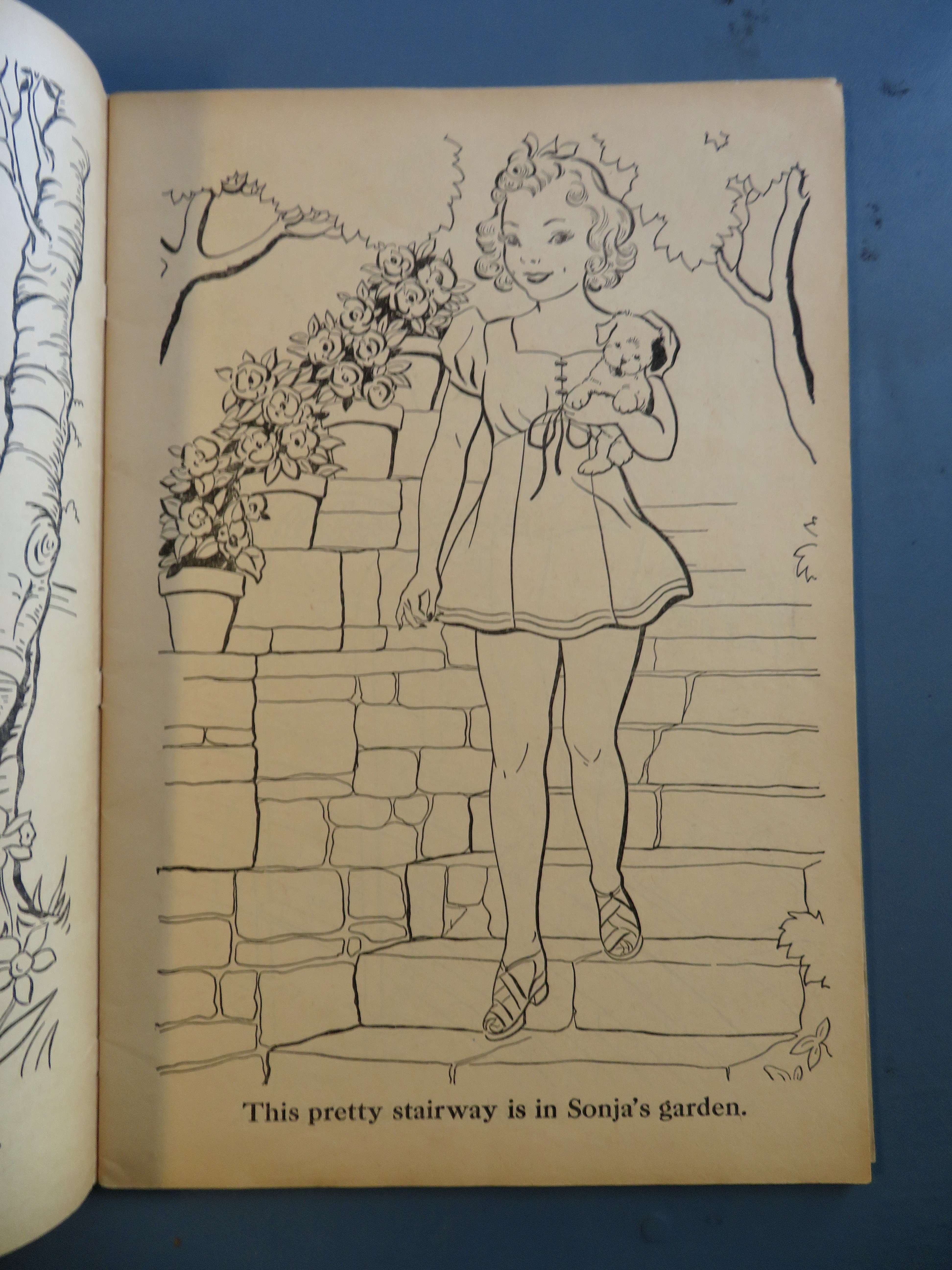 1939 Sonja Henie Coloring Book Queen Of The Ice