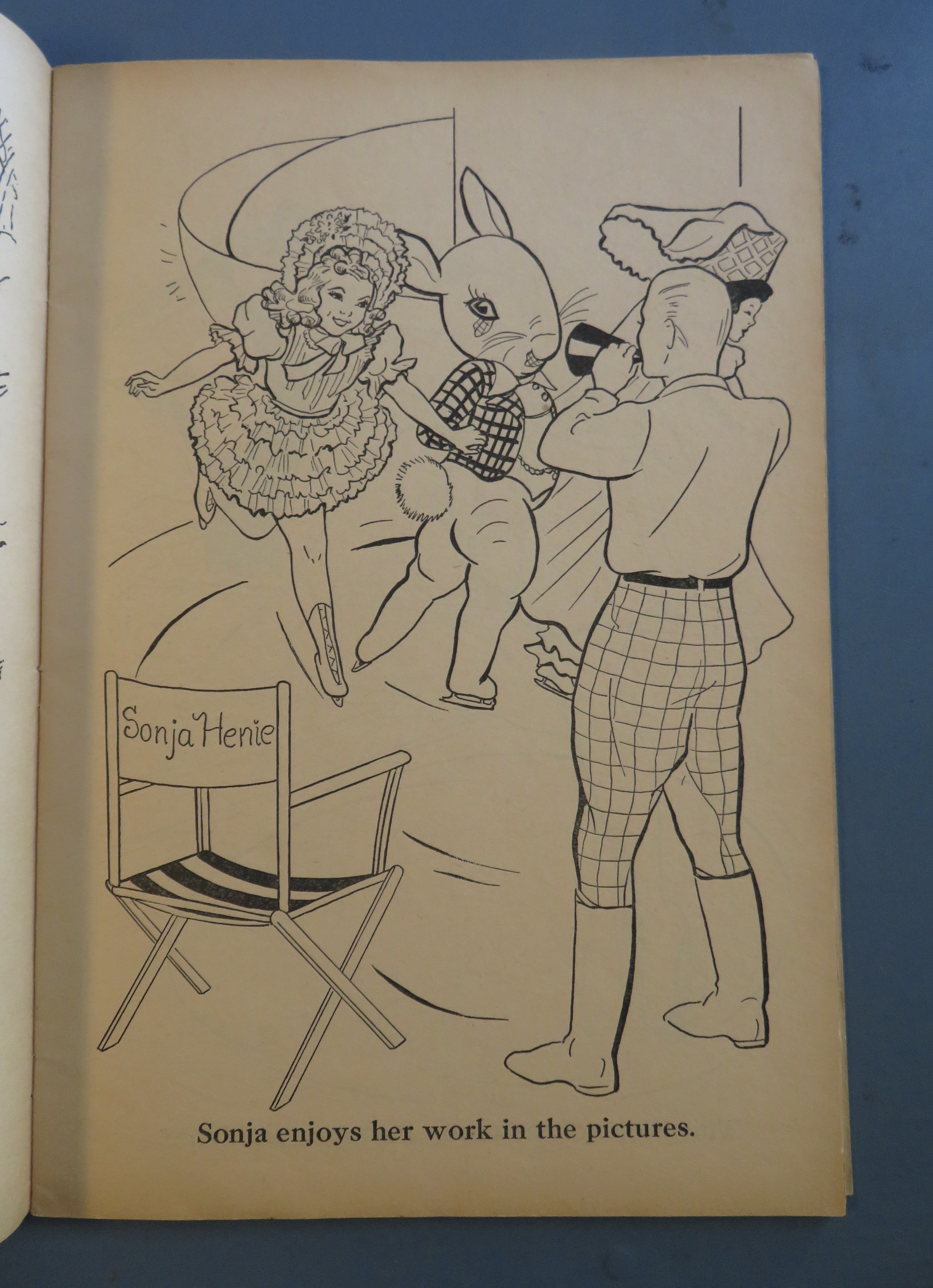 1939 Sonja Henie Coloring Book Queen Of The Ice