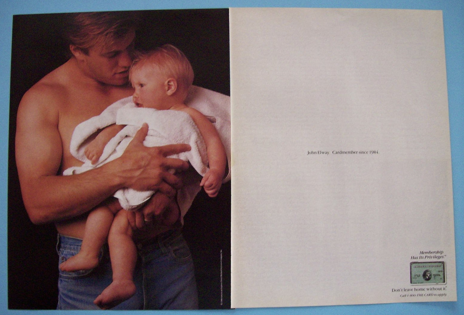 Vintage Ad: 1989 American Express w/ John Elway