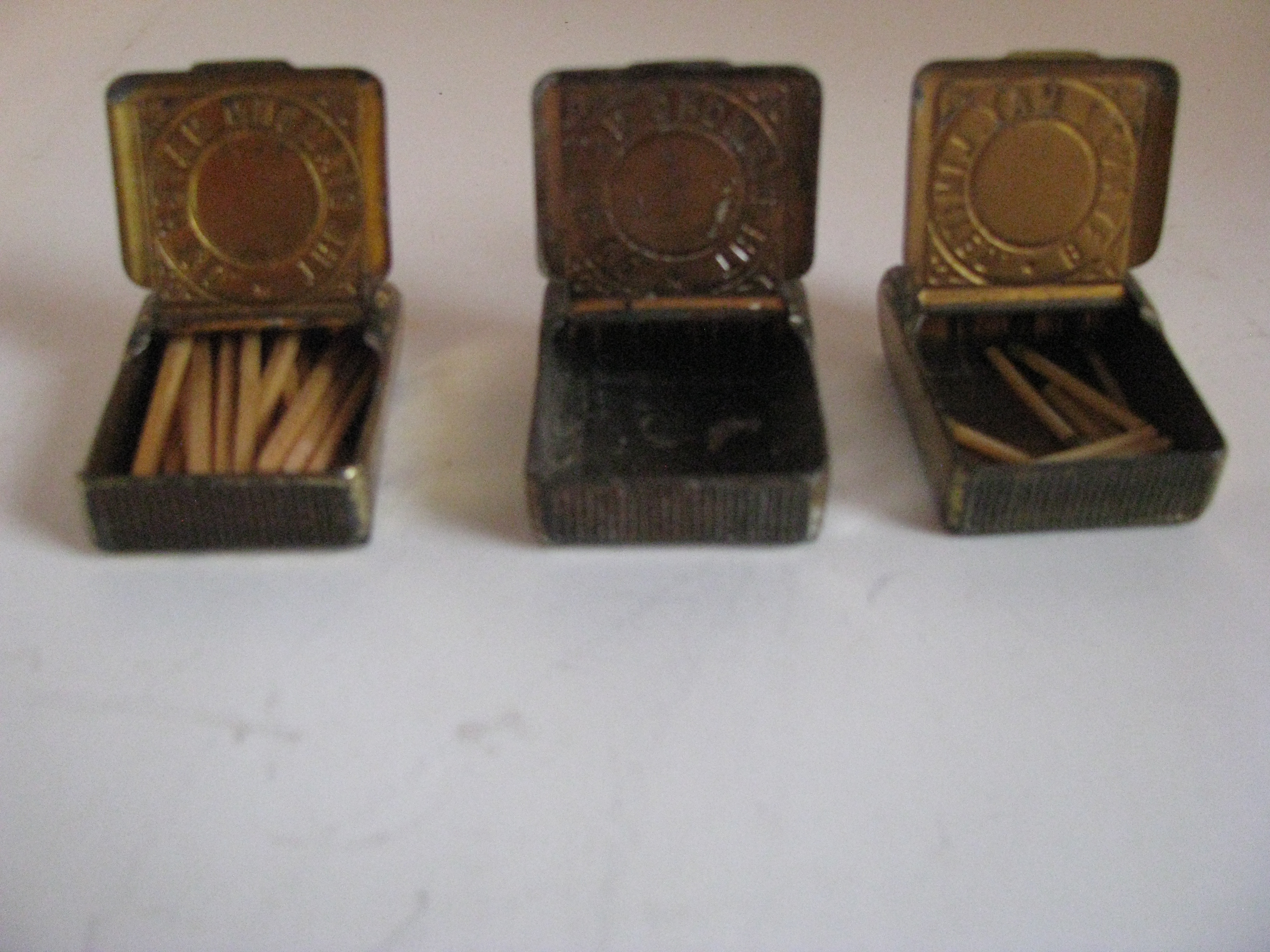 Vintage Tobacciana -Mini Match Safe