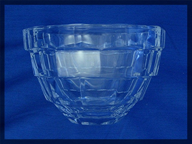 Crystal Votive candel holder in fostoria style, artist