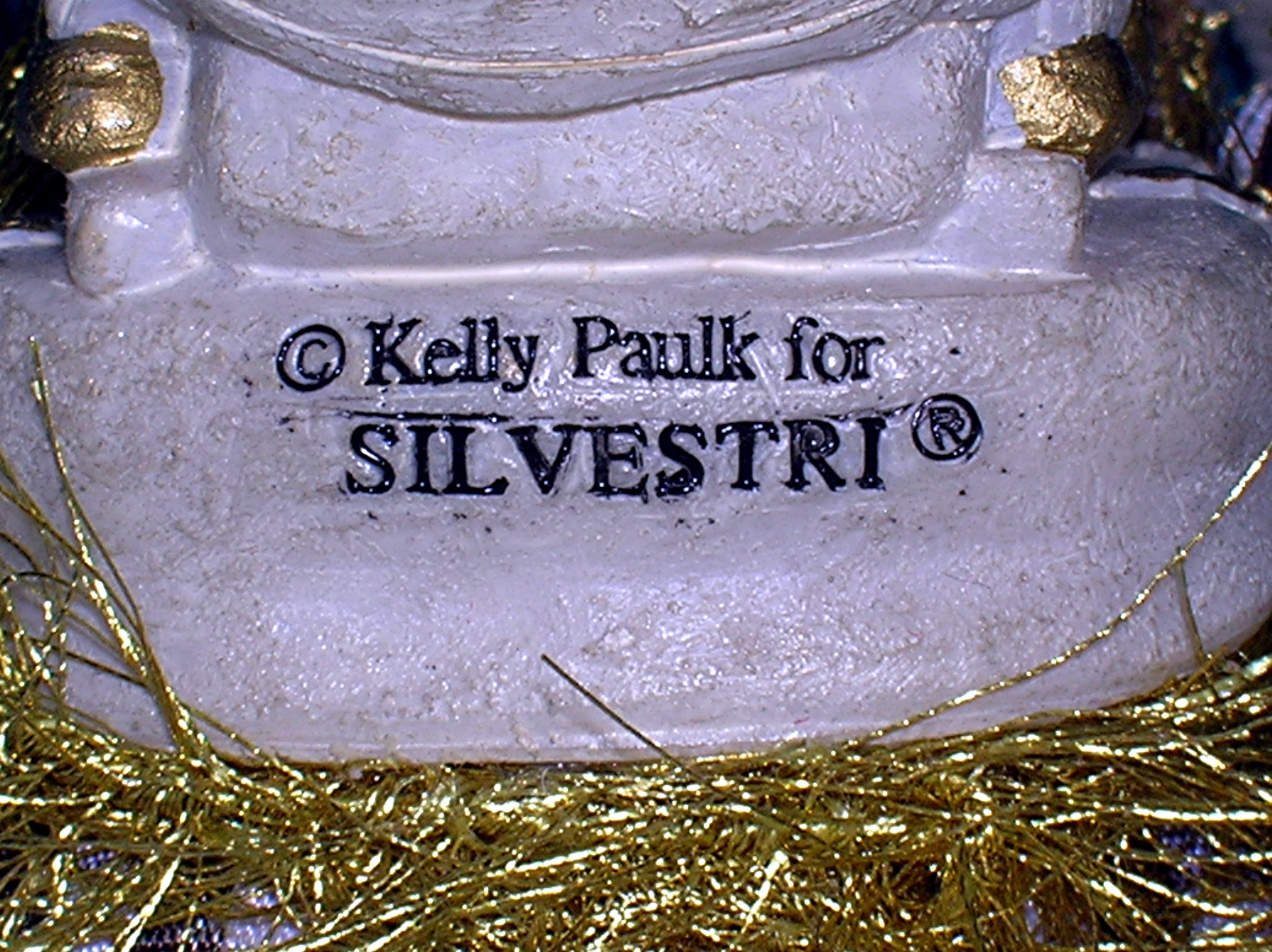 Christmas Ornament Babies on Sled Kelli Paulk for Sylve