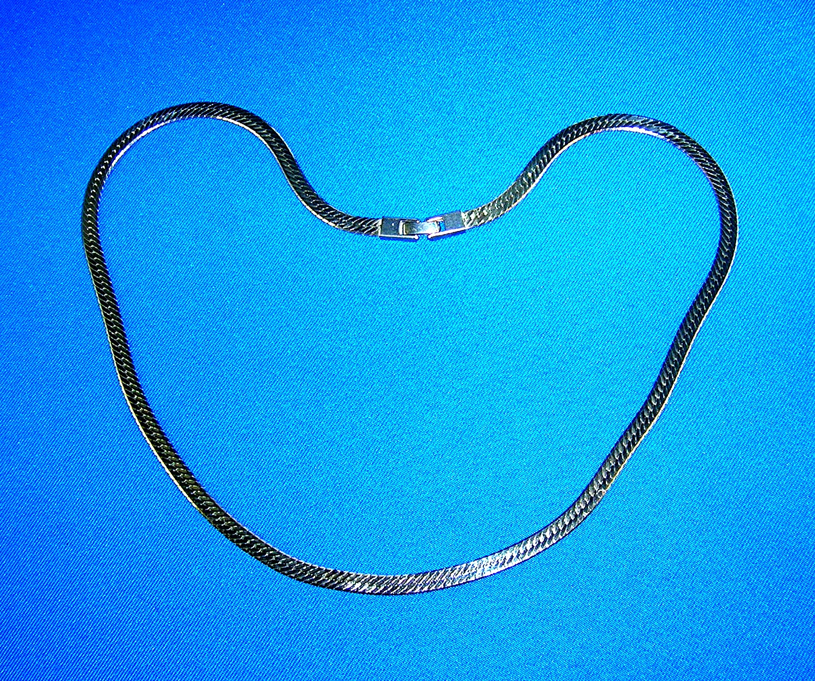 20 Inch Sterling Silver Herringbone Necklace