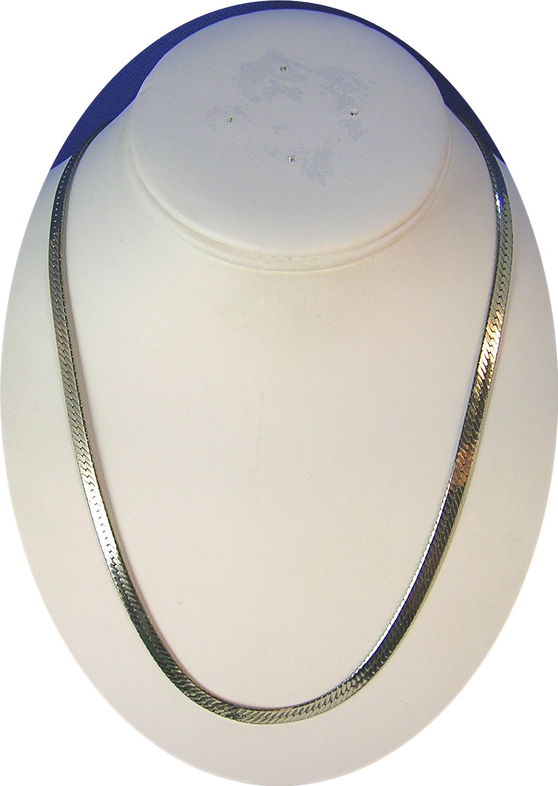 20 Inch Sterling Silver Herringbone Necklace