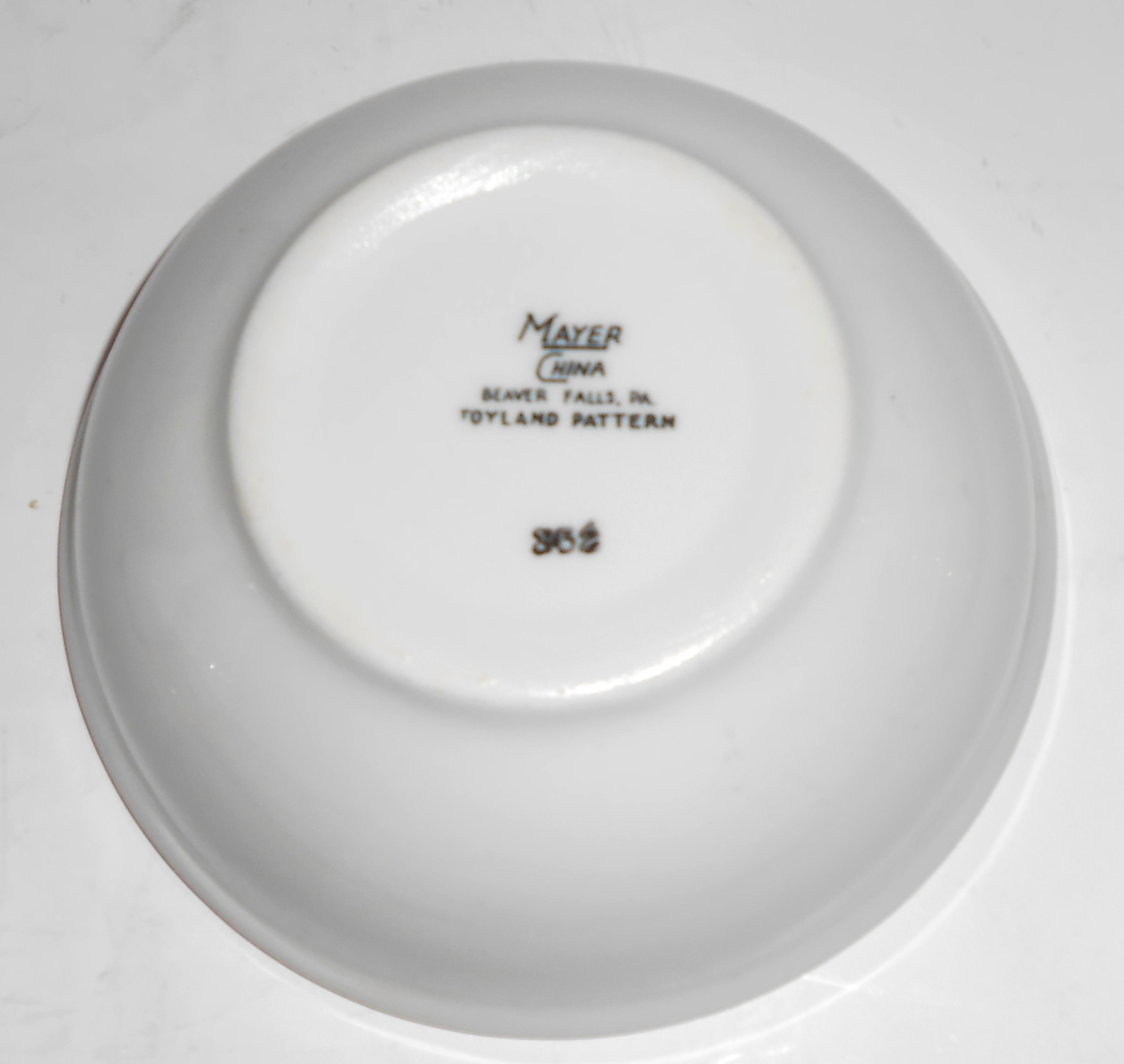 Mayer Restaurant China Toyland Childs Bowl Mint