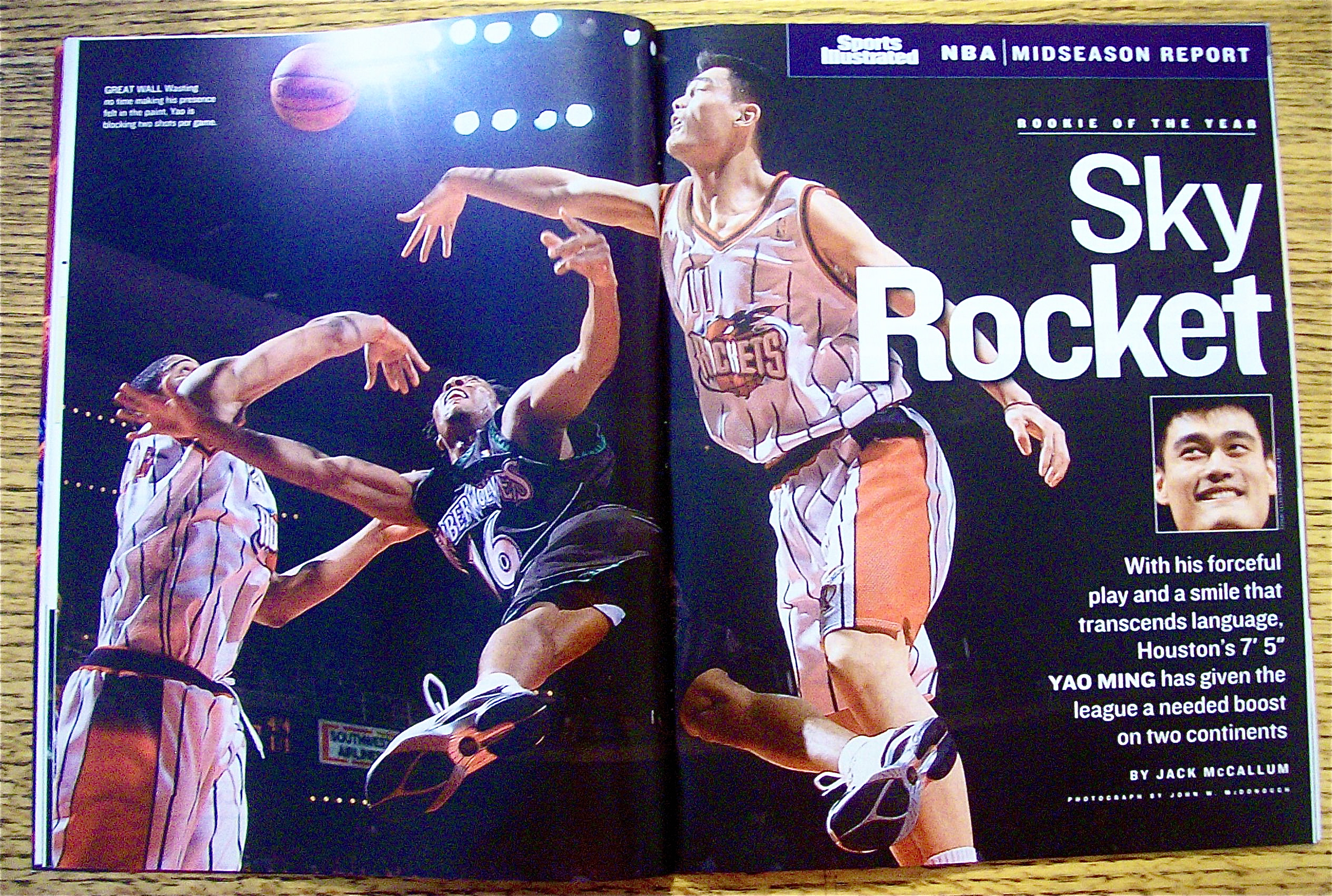 Sports Illustrated Magazine February 10, 2003 Yao Ming