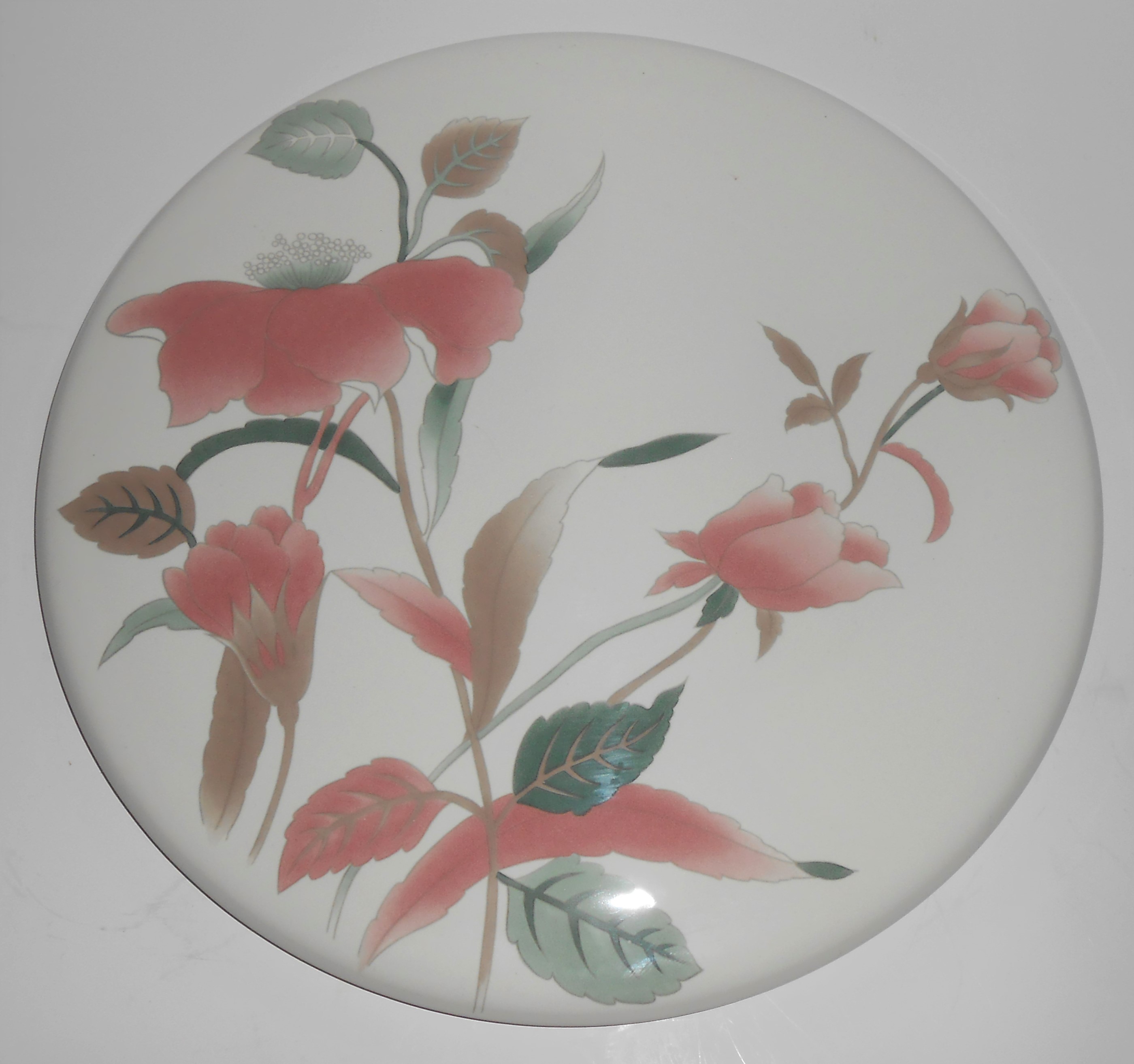 Mikasa China Silk Flowers Cheese & Cracker Plate
