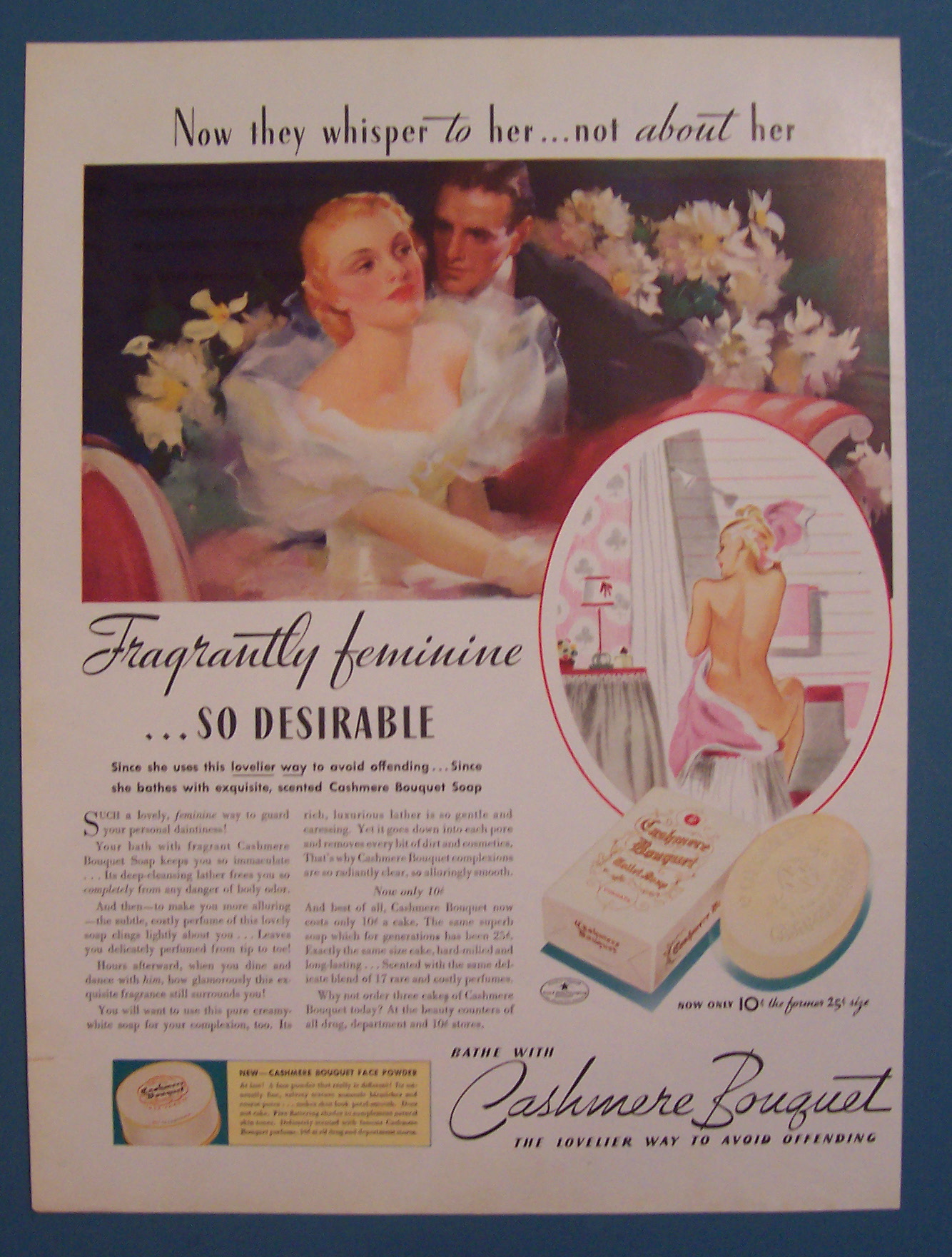 1936 Cashmere Bouquet Toilet Soap