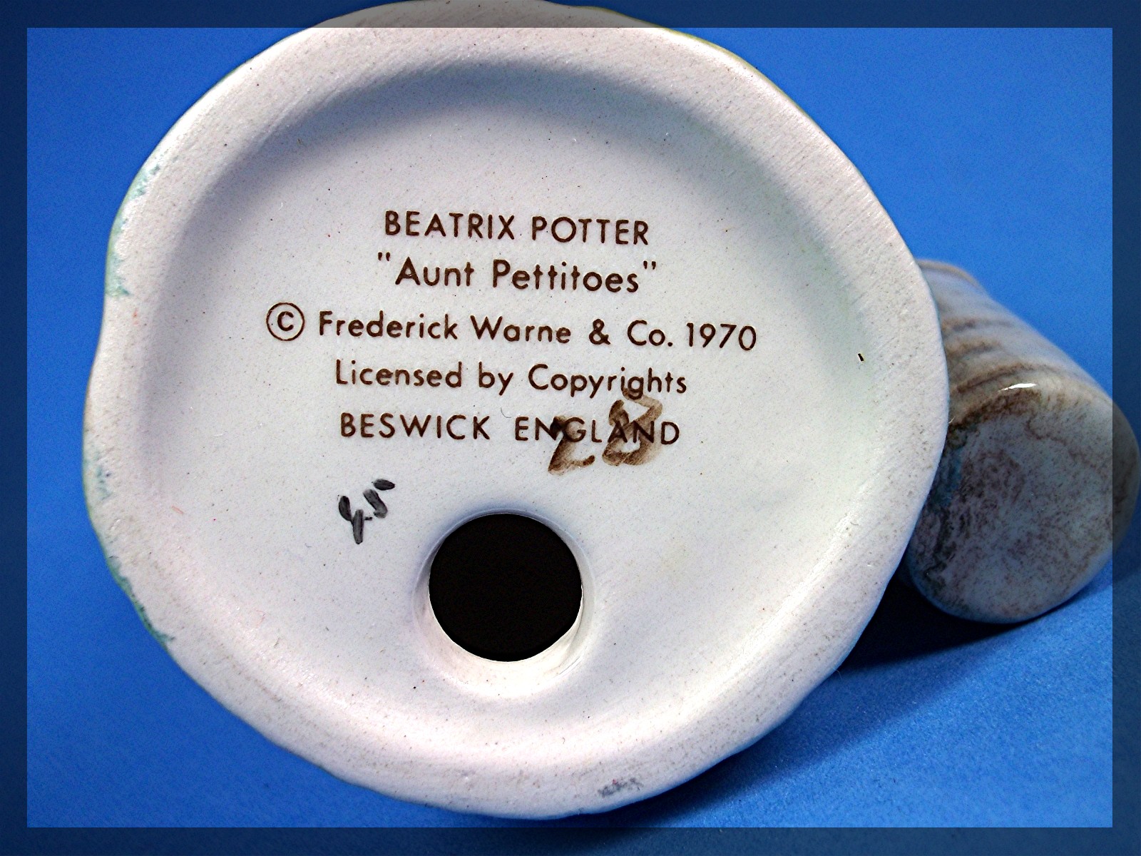 Beatrix Potter Figure, Aunt Pettitoes Beswick  England