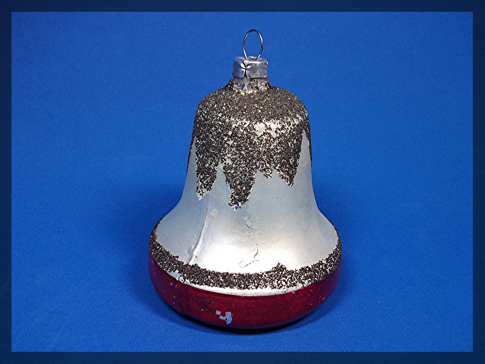 Christmas ornament large bell - Western Germany