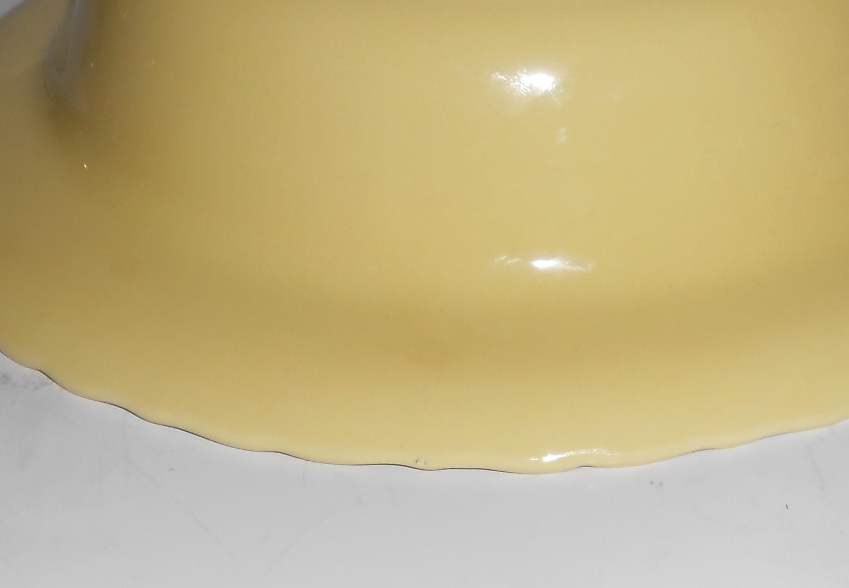 Franciscan Pottery Coronado Gloss Yellow Early ROUND Ve