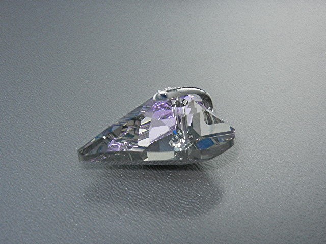 Swarovski Sterling Silver Lavender Heart Pendant