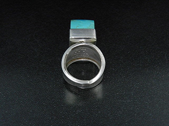 David Troutman Kingman Turquoise Sterling Silver Ring