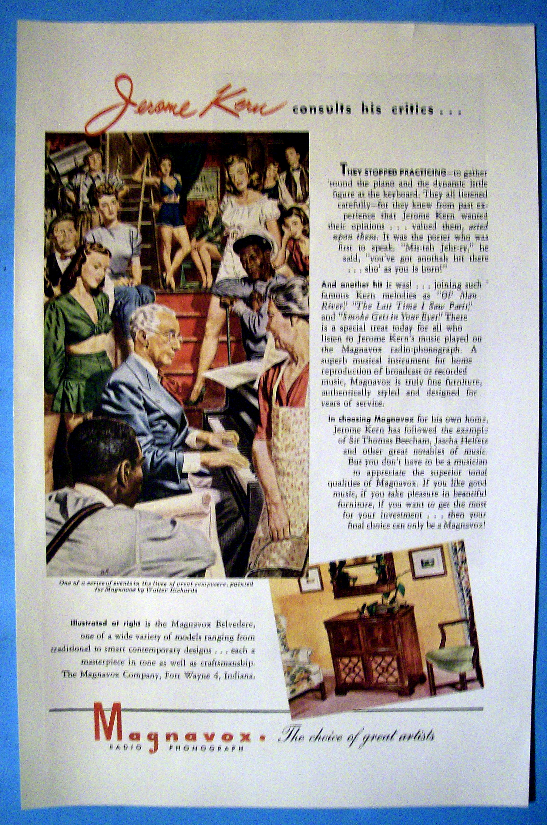1945 Magnavox Radio Phonograph with Belvedere