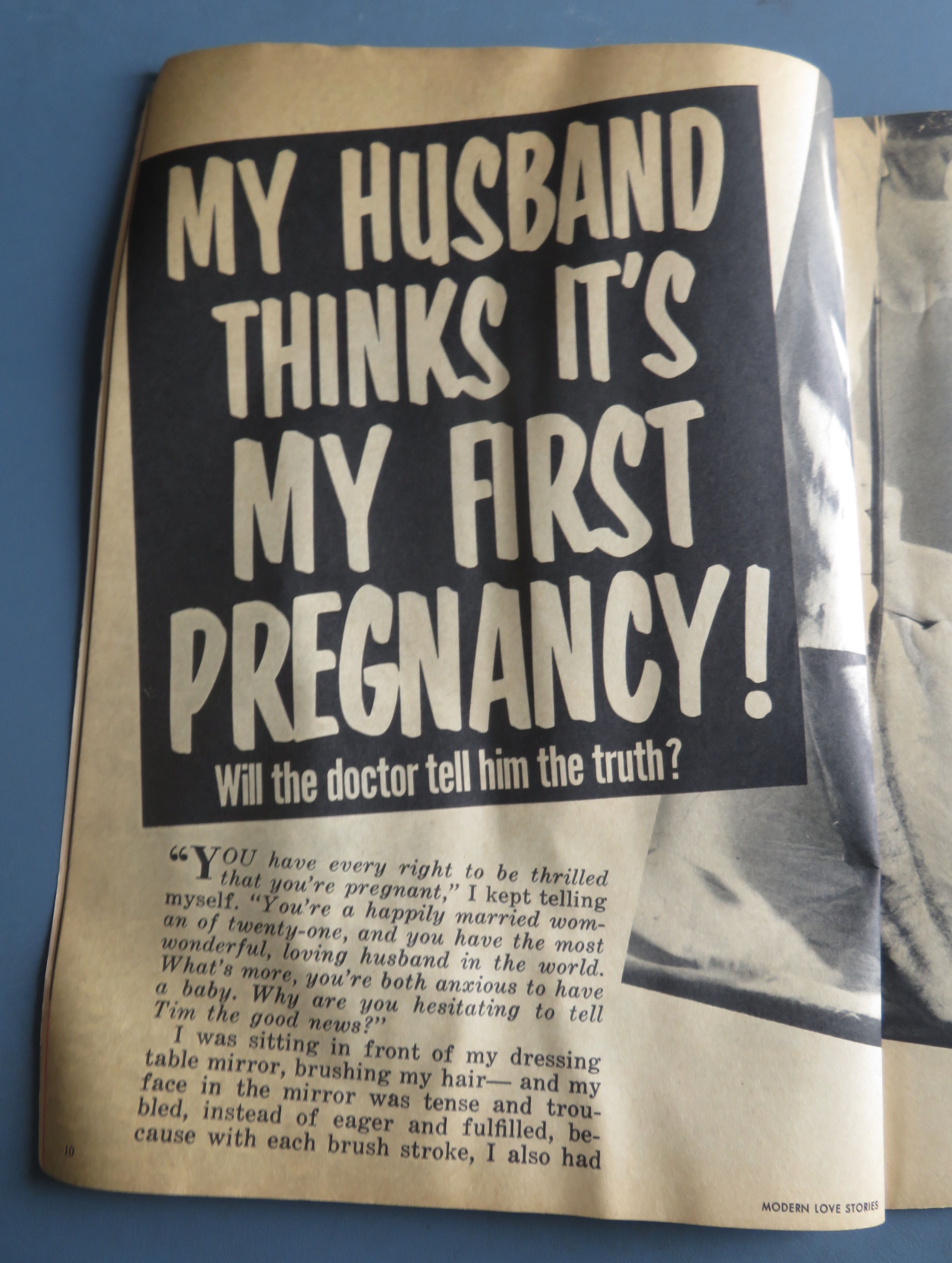 Modern Love Stories Magazine October 1965 First Time