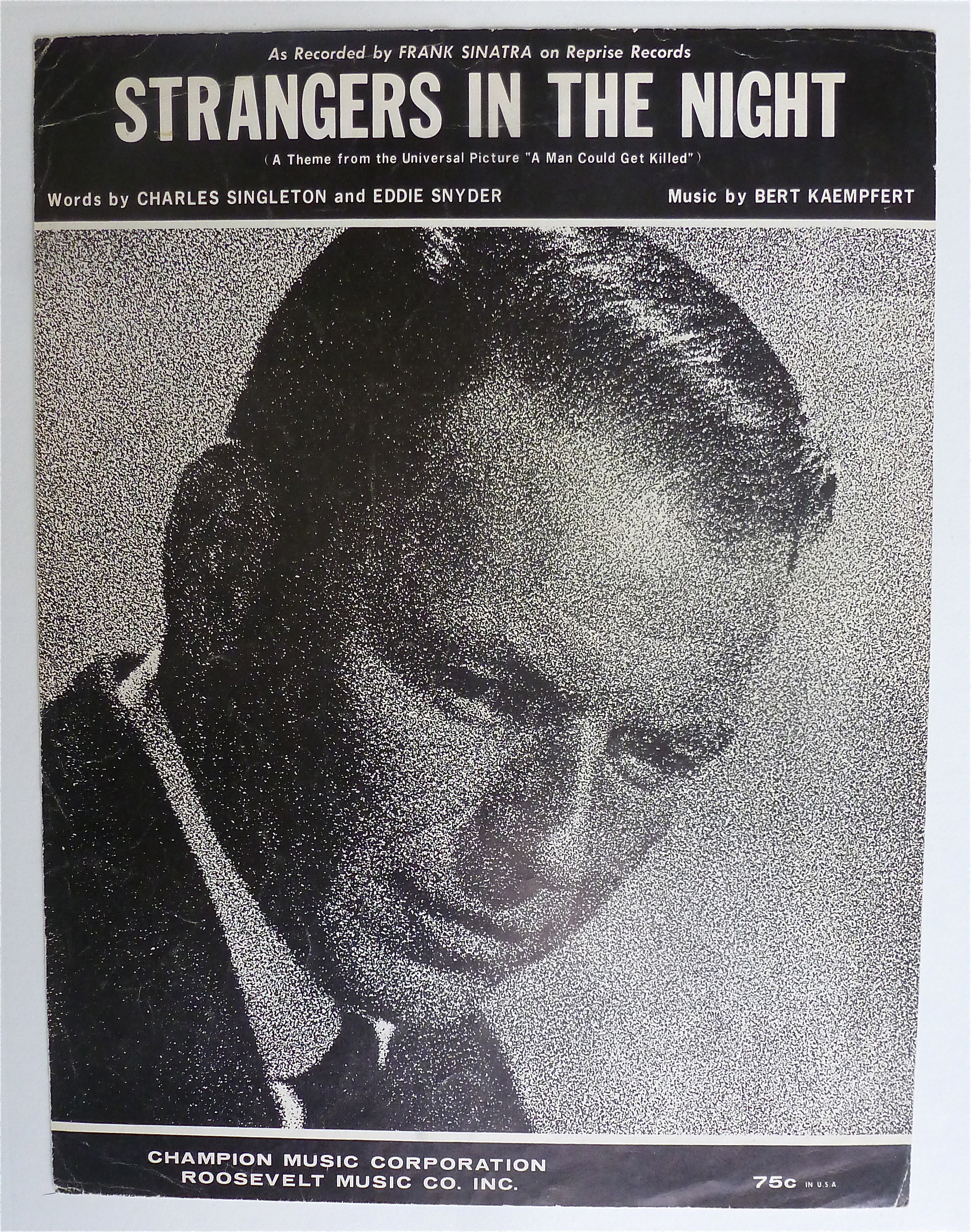 Sheet Music For 1966 Strangers In The Night