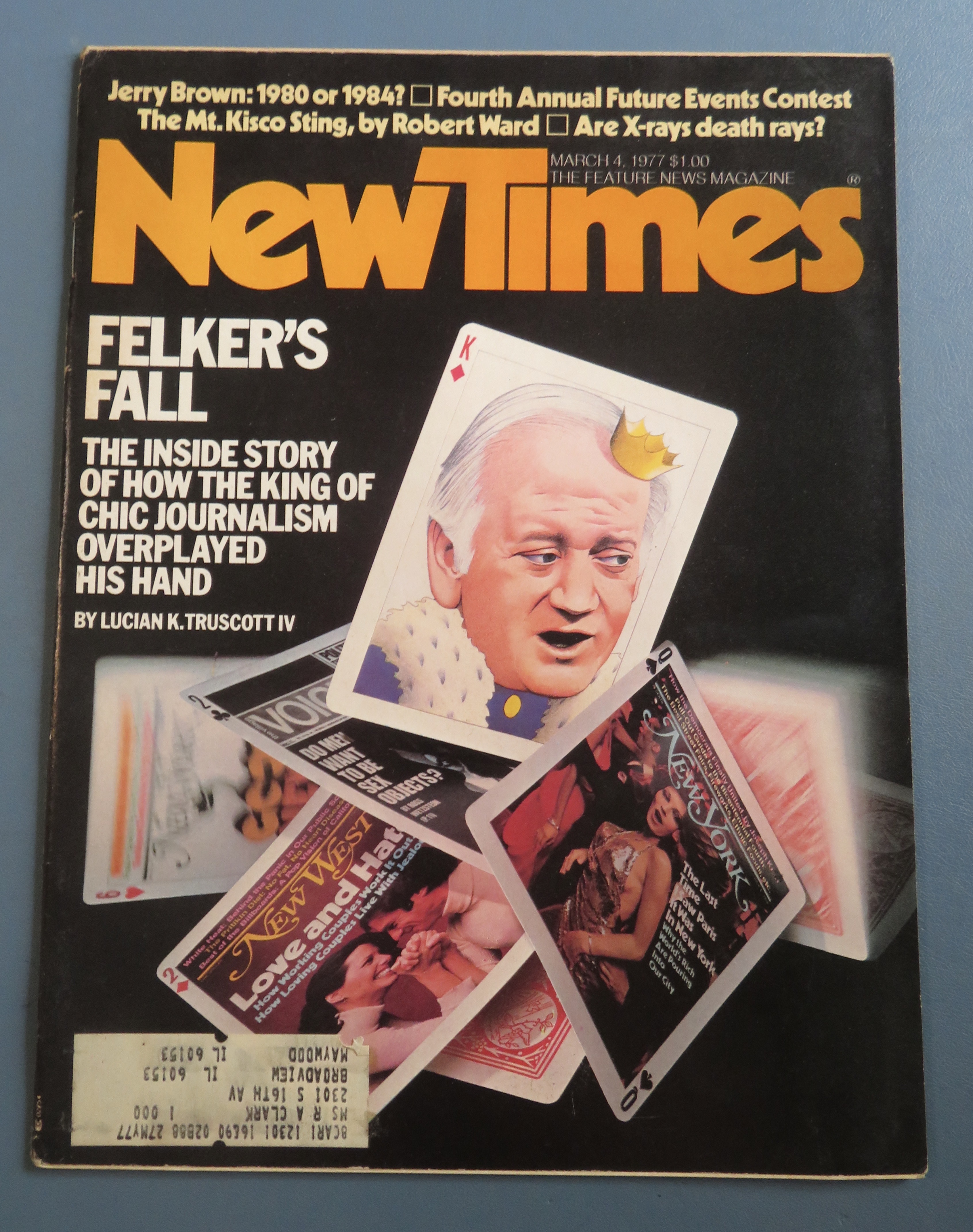 New Times Magazine March 4, 1977 Felker's Fall