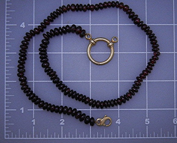 Garnets Sterling Silver Gold Vermeil Glasses Holder