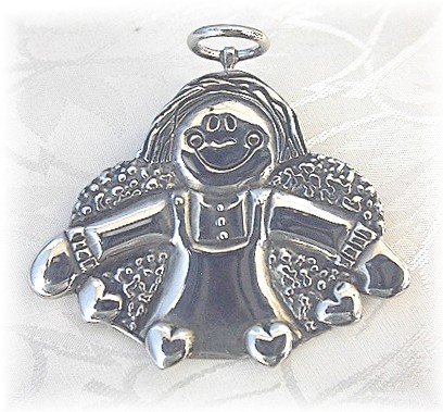 Childrens Art Project Sterling Silver Brooch
