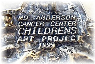 Childrens Art Project Sterling Silver  Brooch