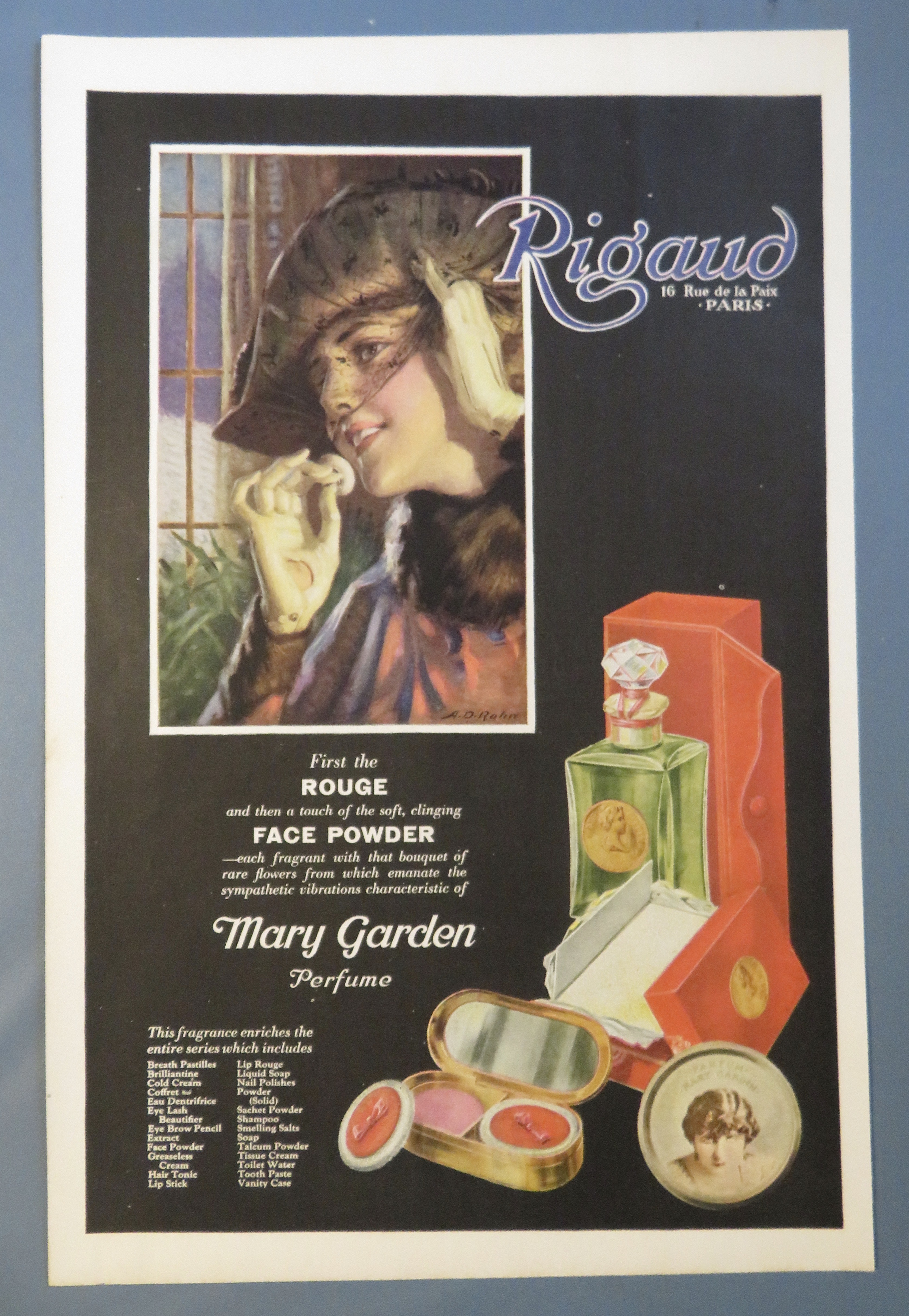1920 Rigaud Make Up with Rouge, Face Powder & Perfume