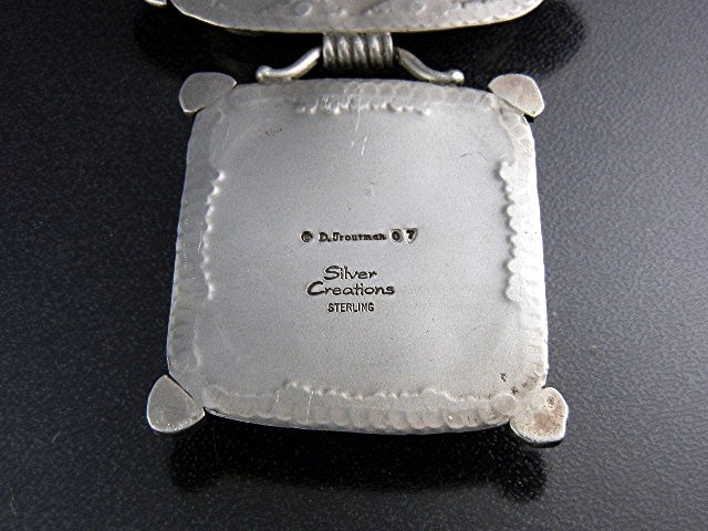 David Troutman  Carico Lake Turquoise Sterling Silver N