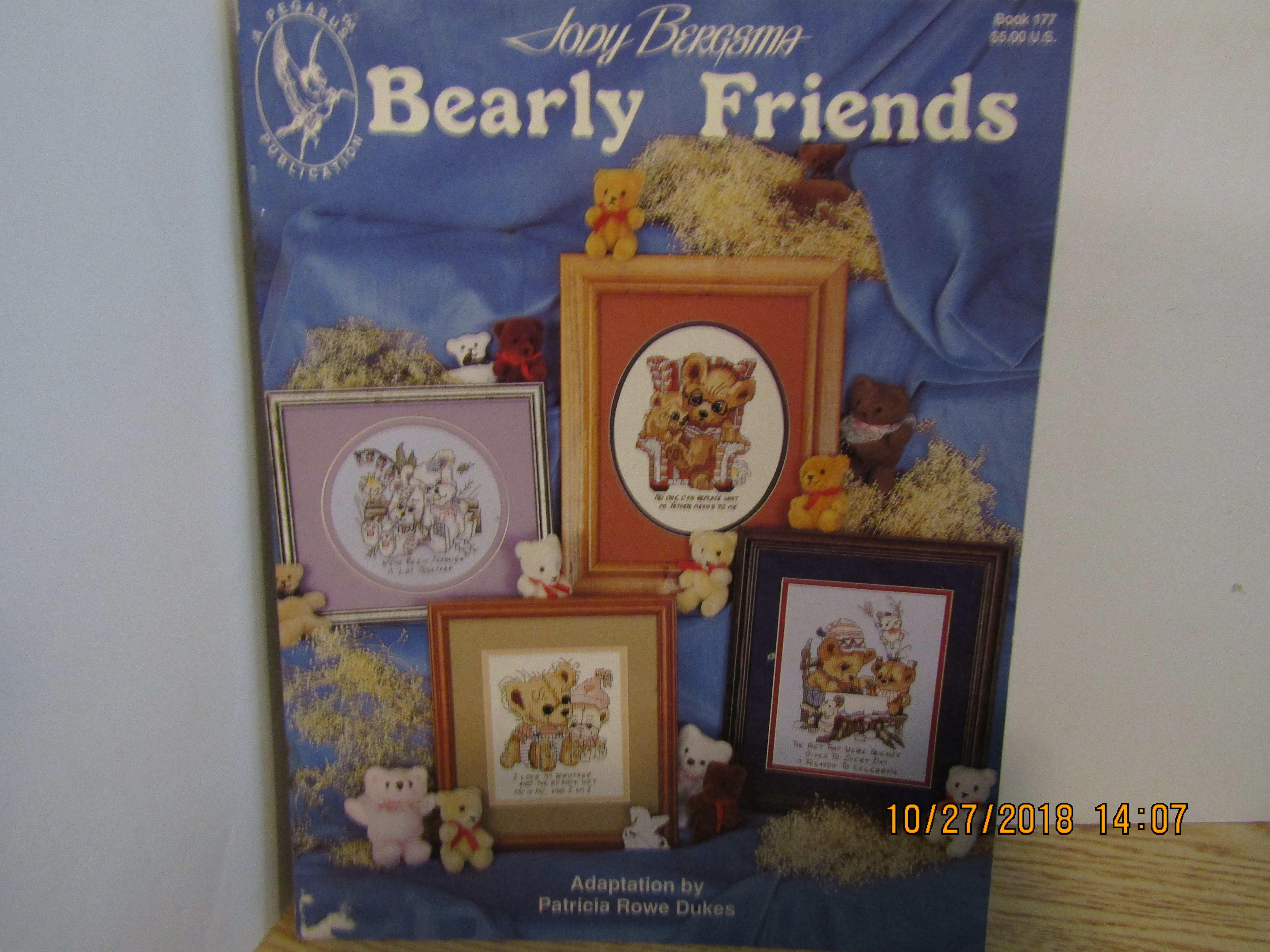Pegasus Cross Stitch Book Bearly Friends #177