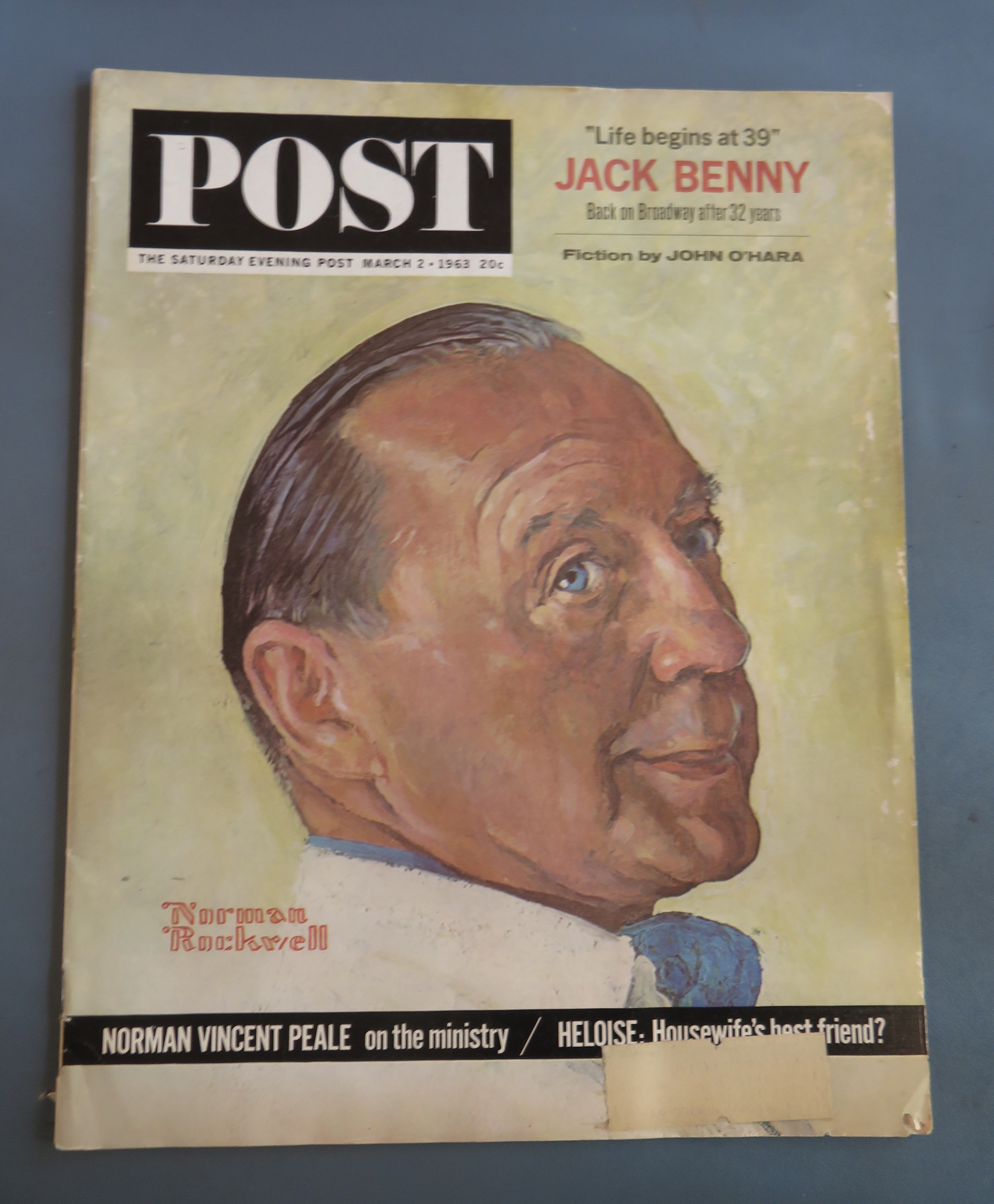 Saturday Evening Post Magazine March 2, 1963 J. Benny