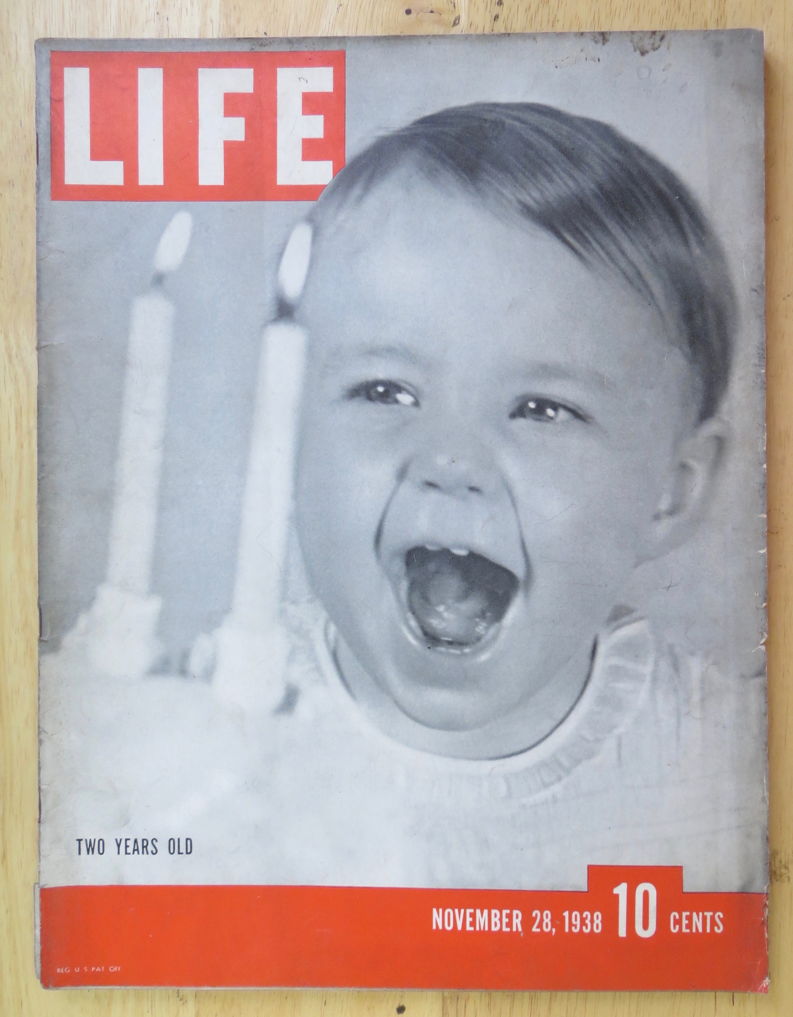 Life Magazine November 28, 1938 Two Years Old
