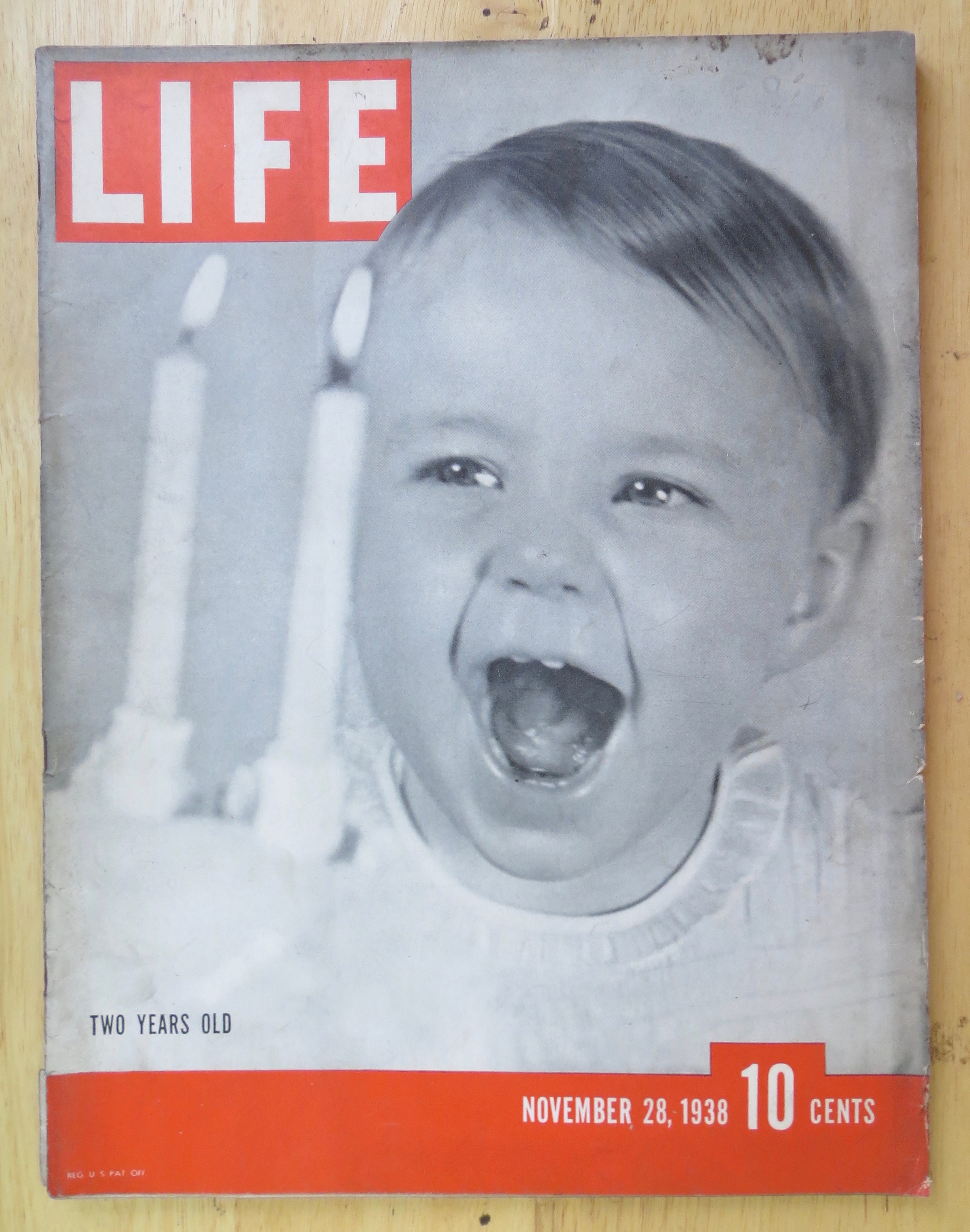 Life Magazine November 28, 1938 Two Years Old
