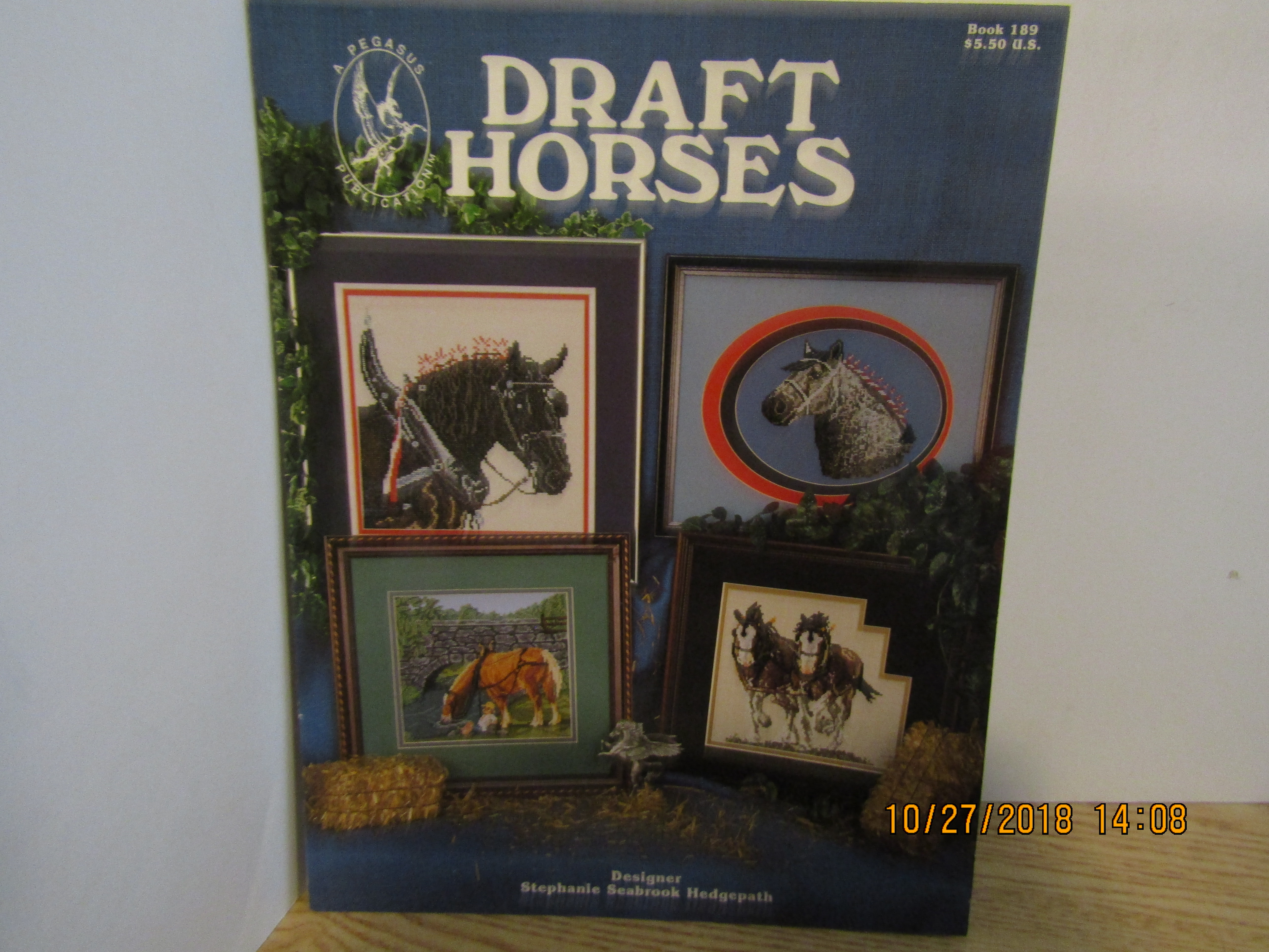 Pegasus Cross Stitch Book Draft  Horses   #189