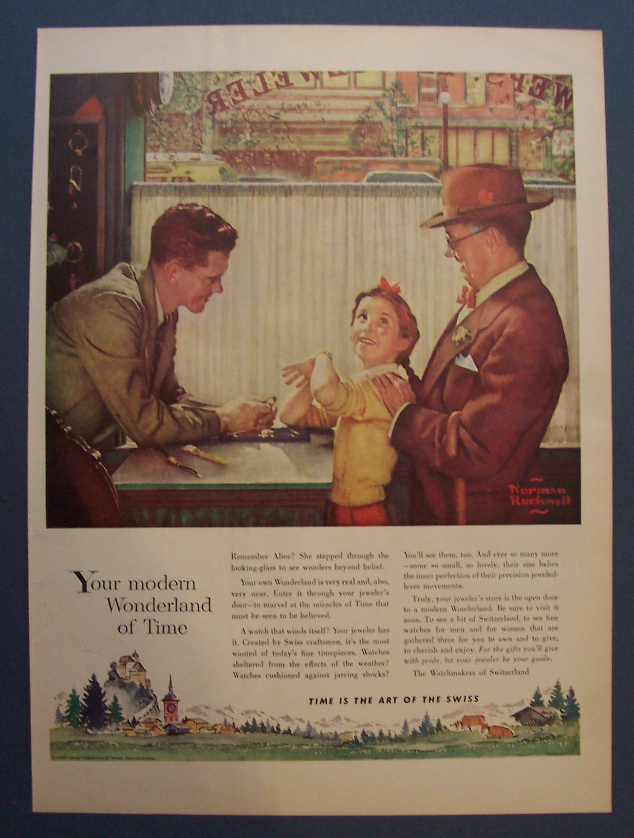 1955 Watchmakers /Norman Rockwell
