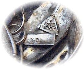 Sterling Silver Signed HOBE Brooch