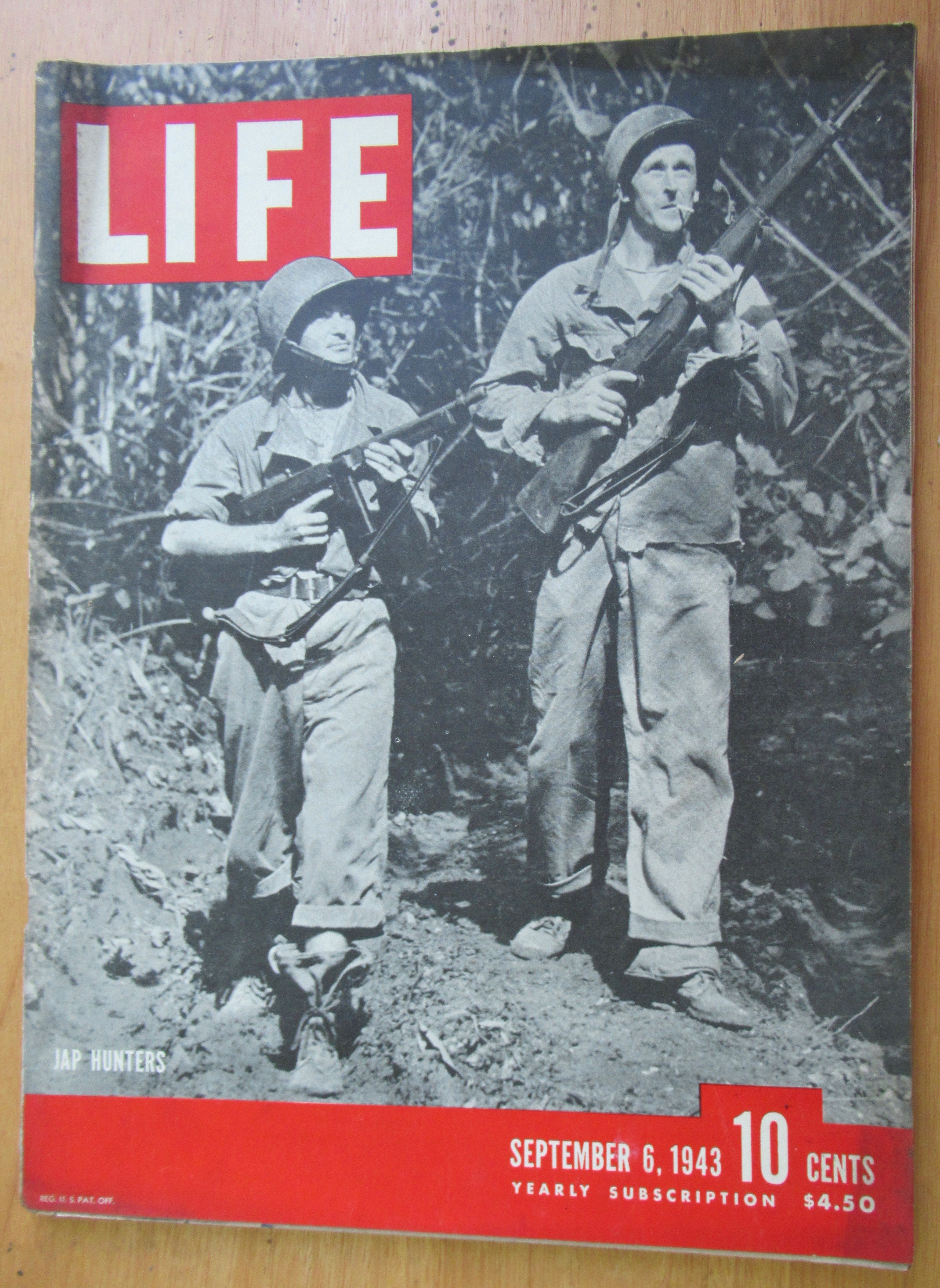 Life Magazine-September 6, 1943-Jap Hunters
