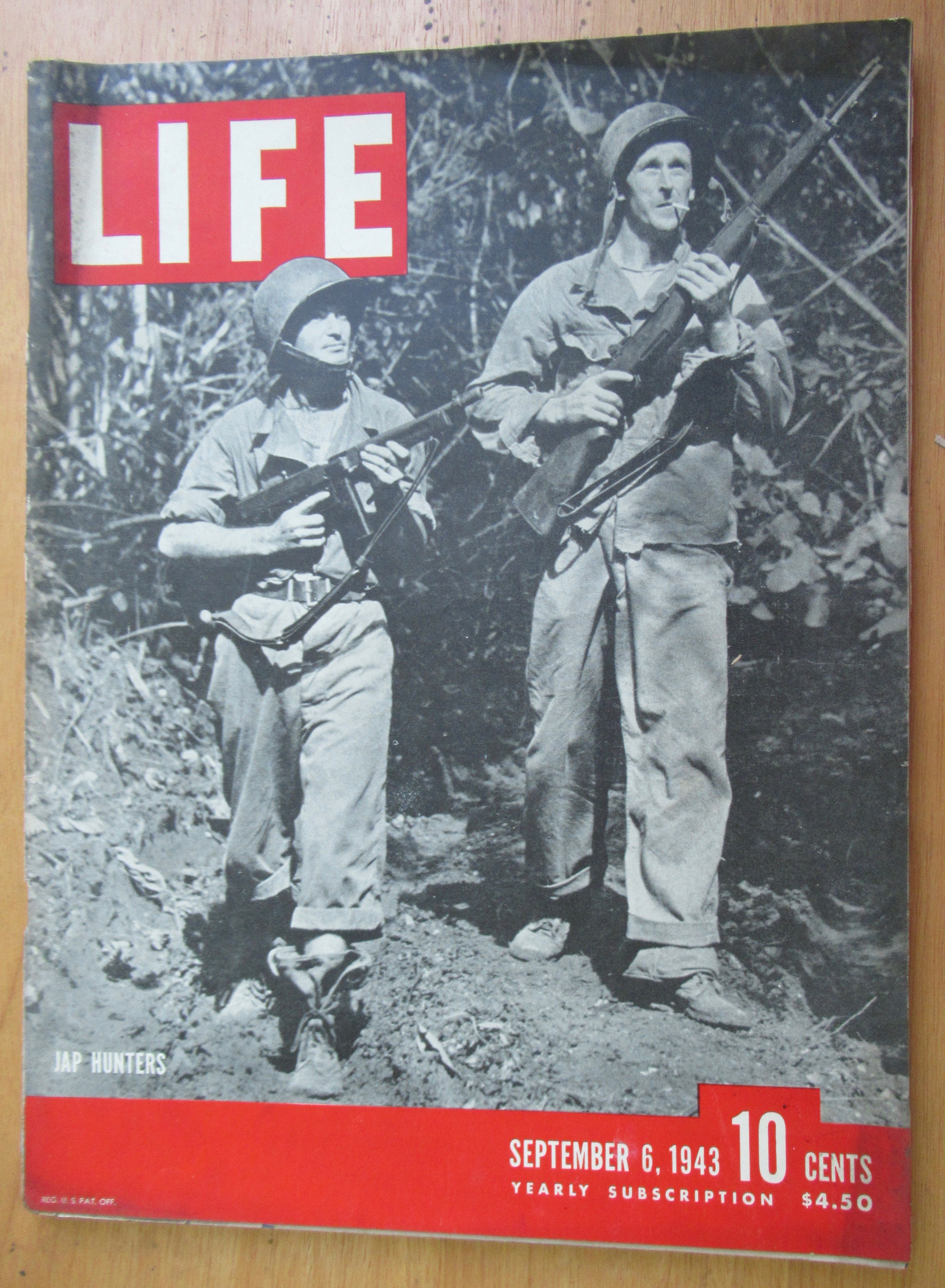 Life Magazine-September 6, 1943-Jap Hunters