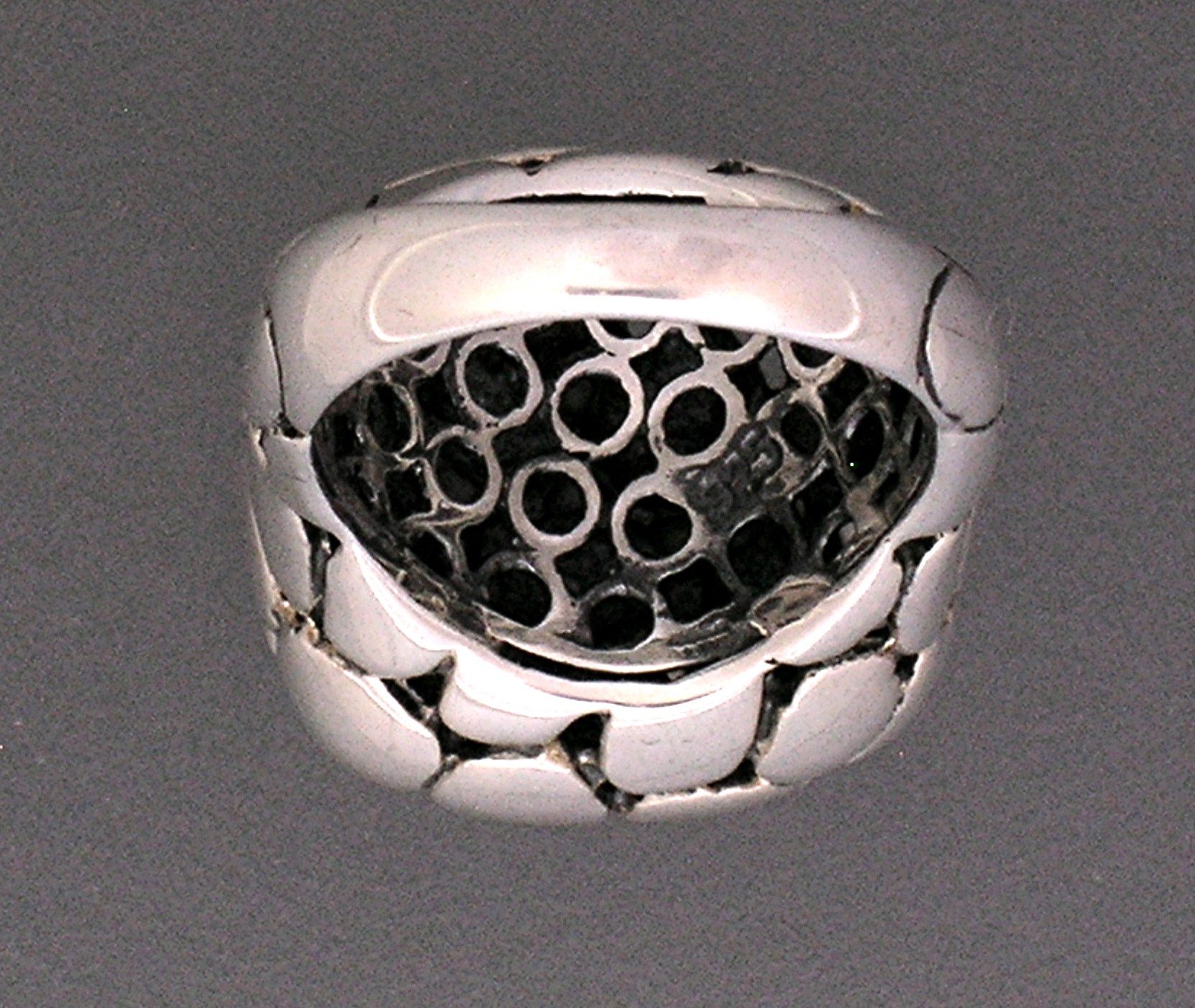 Sterling Silver Designer Dome Ring