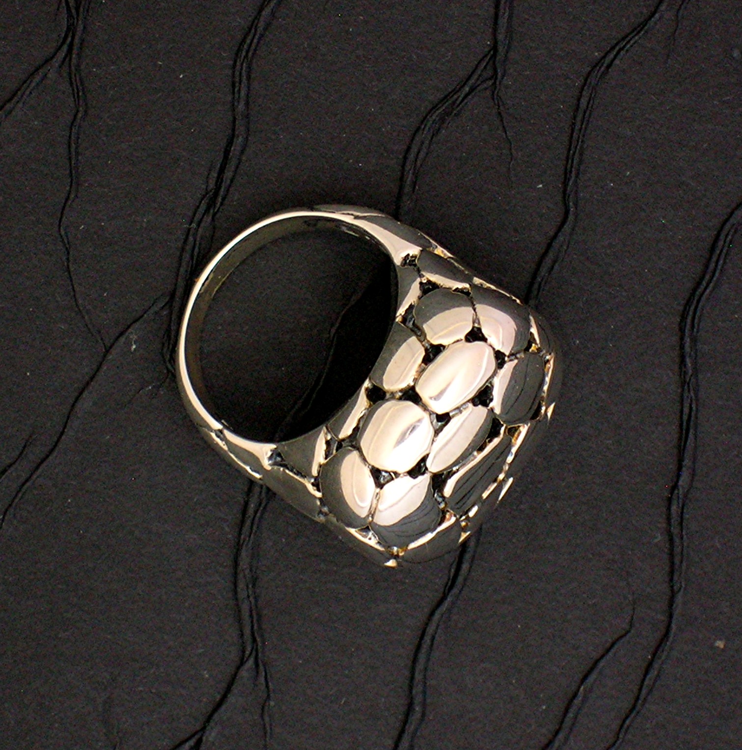 Sterling Silver Designer Dome Ring